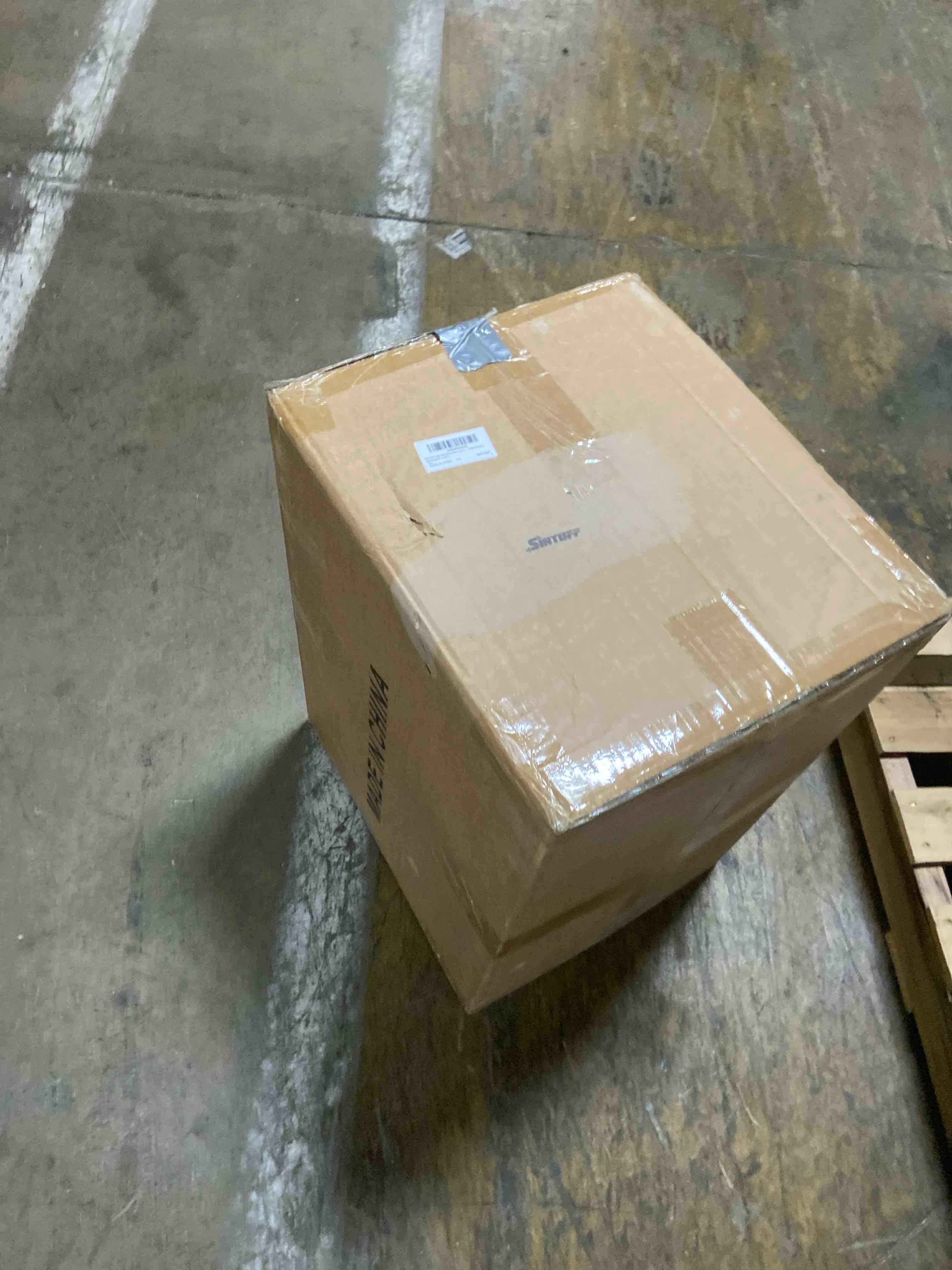 Condition photo showing New/Like New for Sintuff 4 Set Wooden Pull out Tray Cabinet Organizer Soft Close Roll out Shelves for Kitchen Cabinets Fully Assembled Slide Pantry Shelves(15'' X 21'')