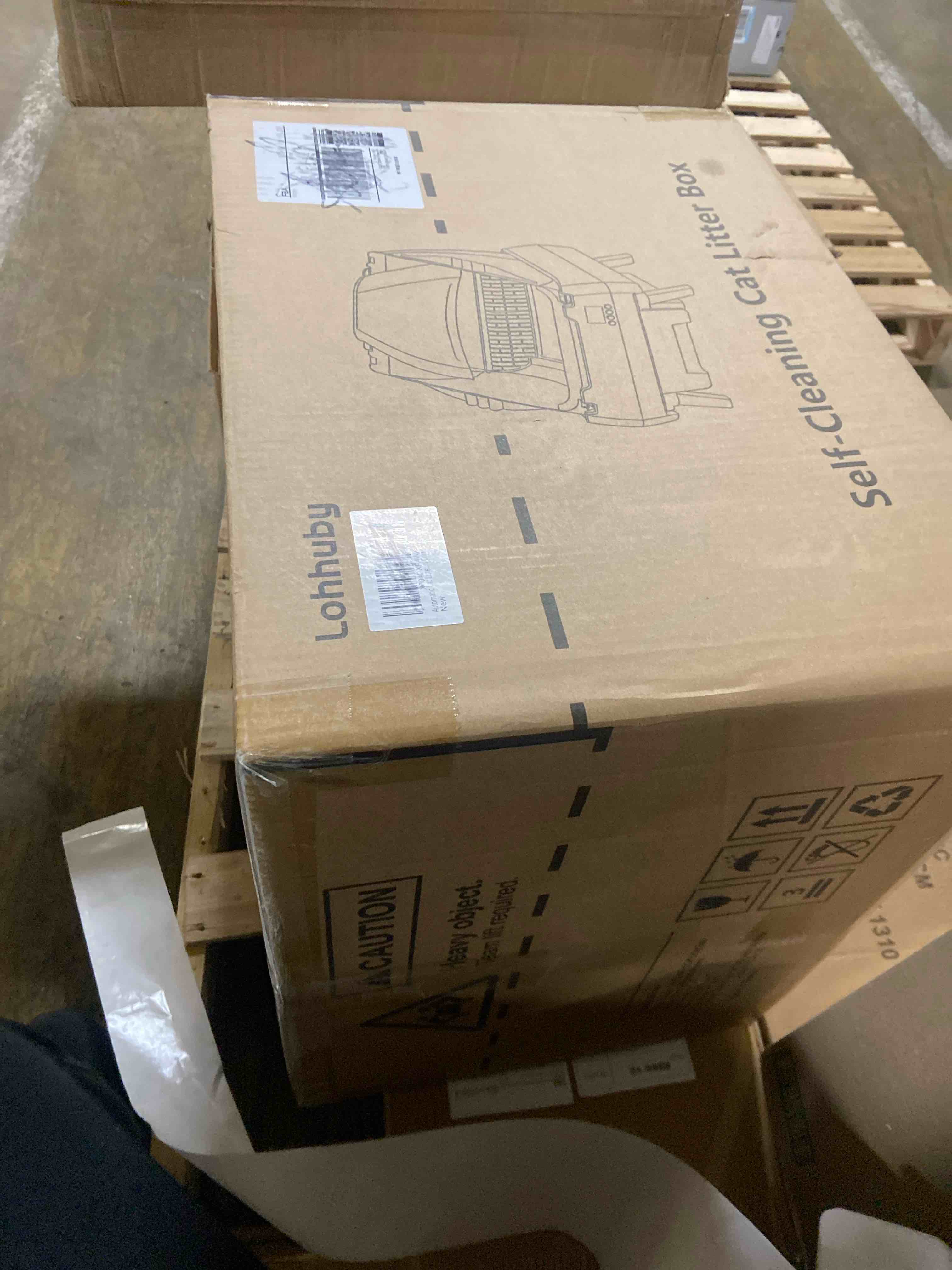 Condition photo showing New/Like New for Automatic Cat Litter Box Self Cleaning - App Control, Open-Design, Smart Health Monitor, Suitable for Medium Cats and Kittens, Anti-Pinch Safety, Quiet Operation, A Trusted Companion for Life - White