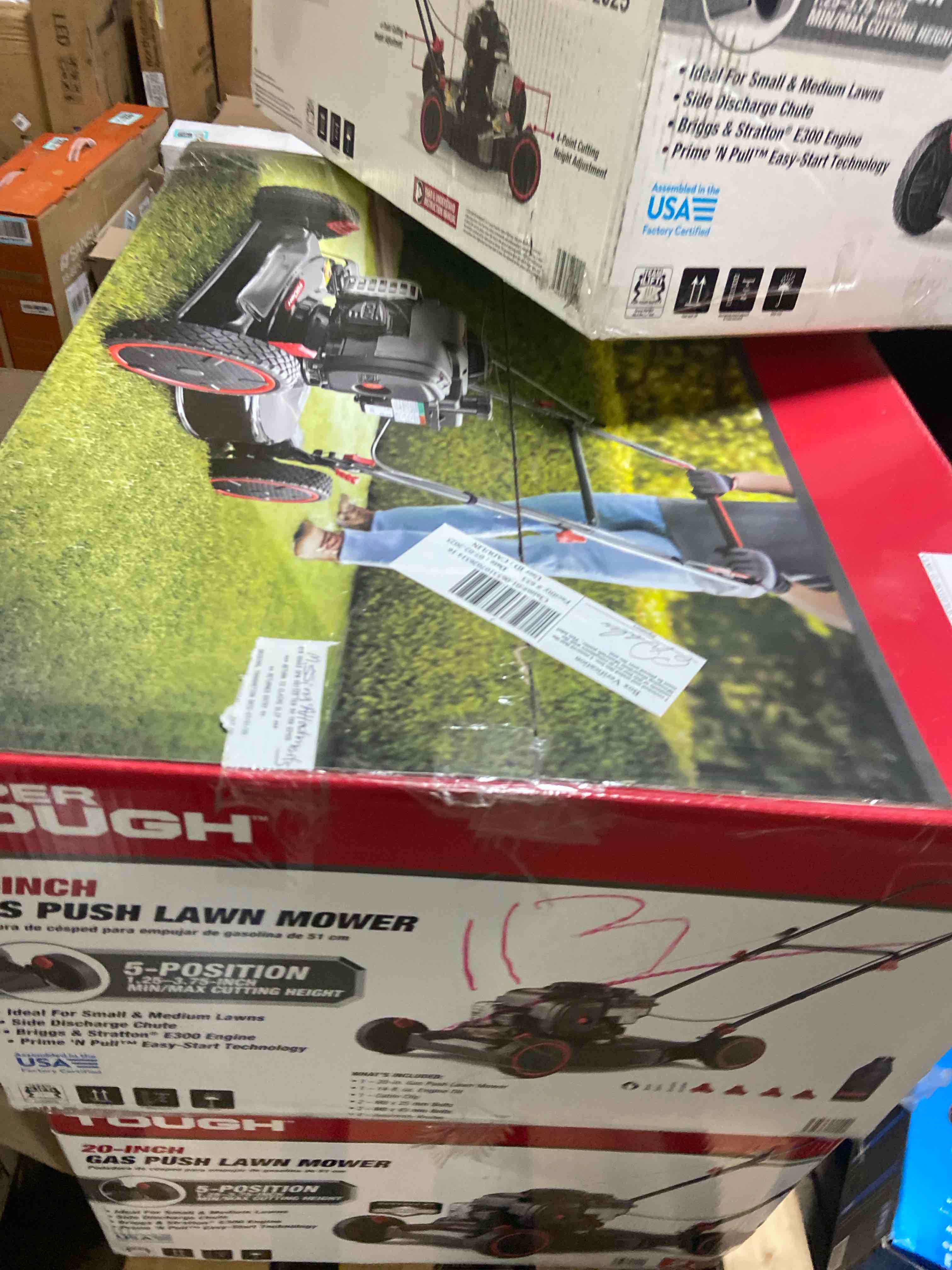 Condition photo showing Good Condition for Hyper Tough 20-inch 125cc Gas Push Mower with Briggs & Stratton Engine