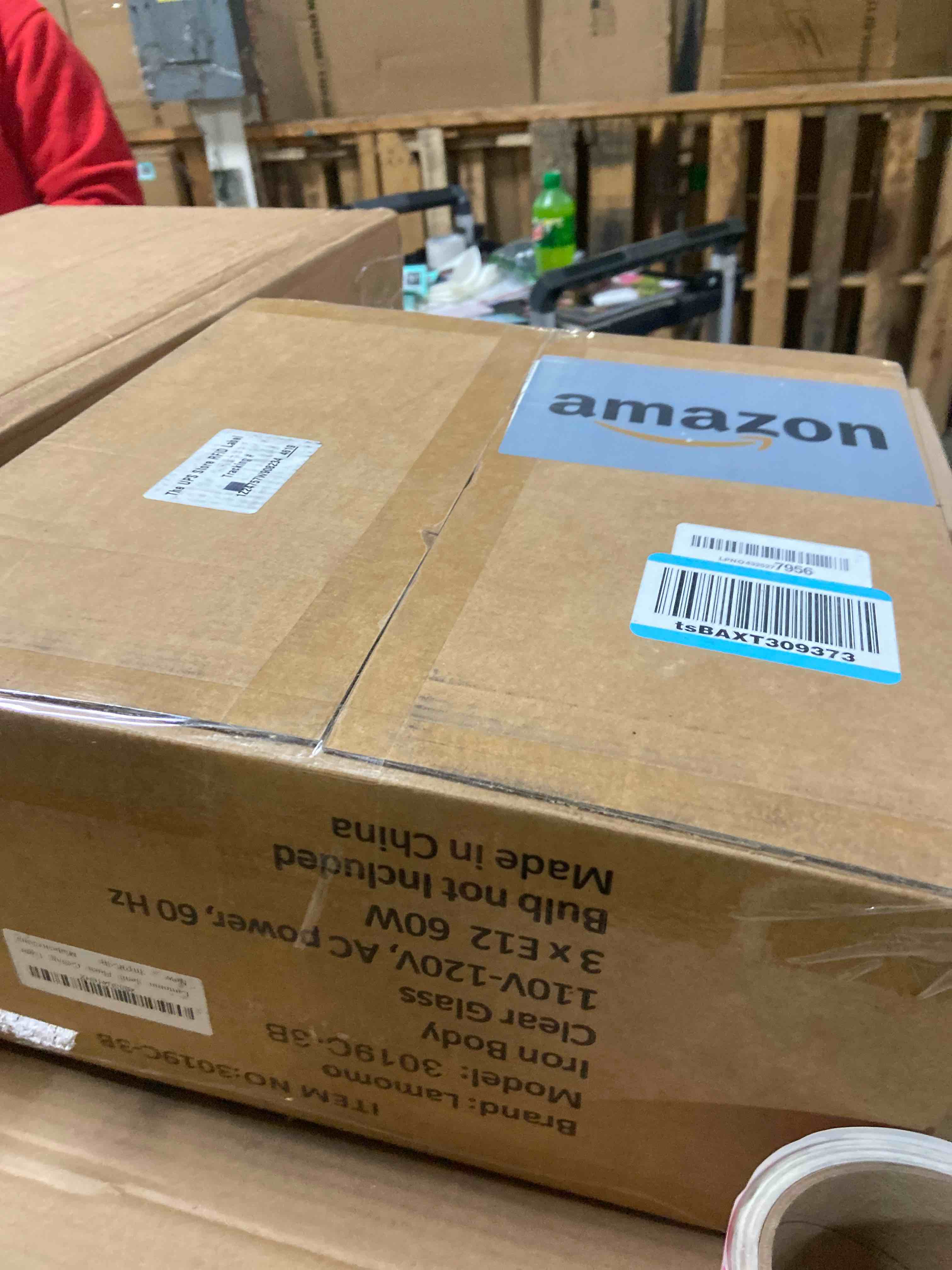 Condition photo showing New/Like New for Lamomo Semi Flush Mount Ceiling Light, Upgraded Larger Black Hallway Light Fixture, 3-Bulb Globe Glass Close to Ceiling Light, Indoor Hanging Light for Bedroom Kitchen Porch Hallway,Bulbs Not Included Black 12.2''