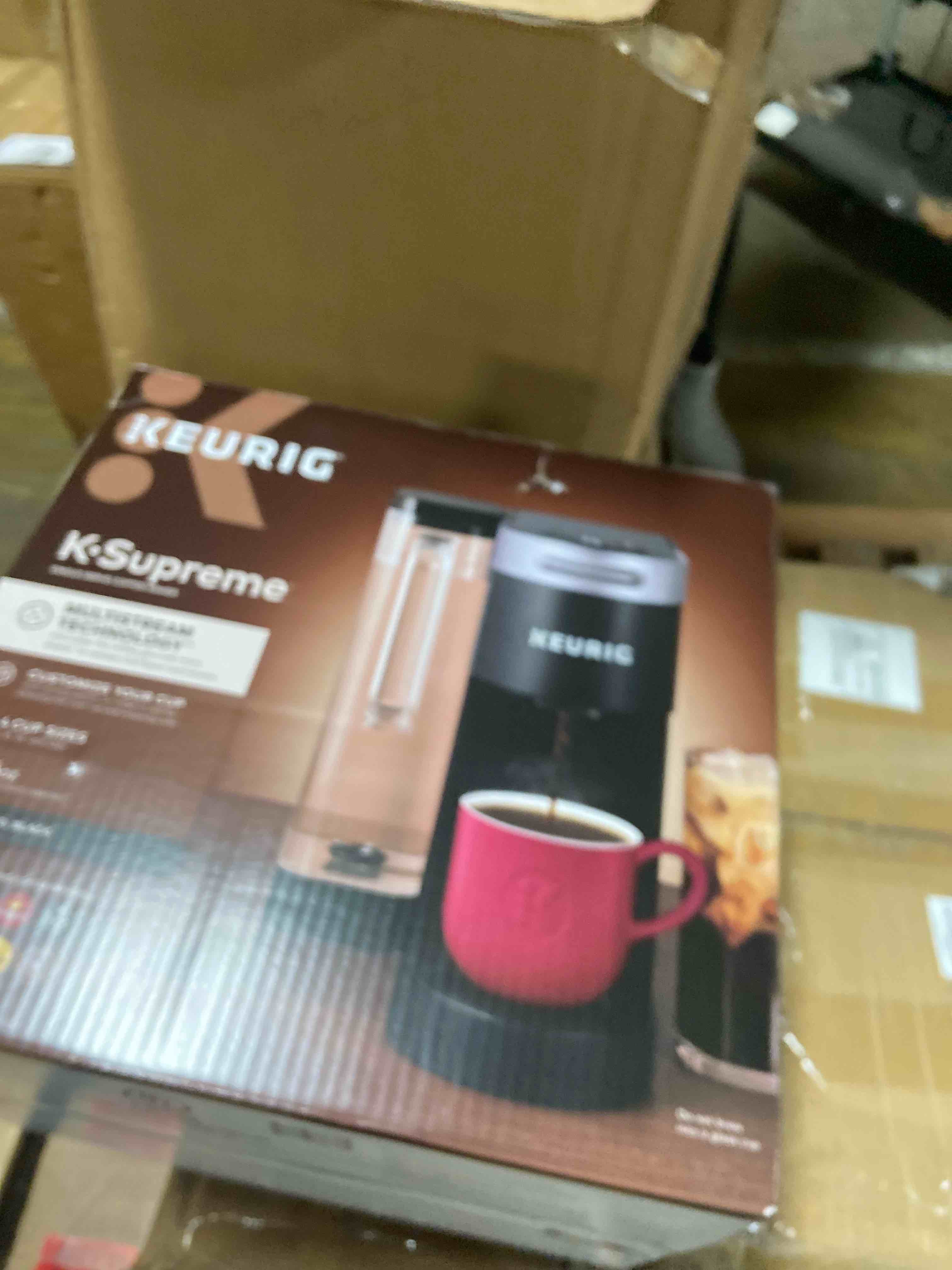 Condition photo showing New/Like New for Keurig K-Supreme Single-Serve K-Cup Pod Coffee Maker Black: Automatic Shut-Off, Removable Reservoir, Brews Iced Coffee