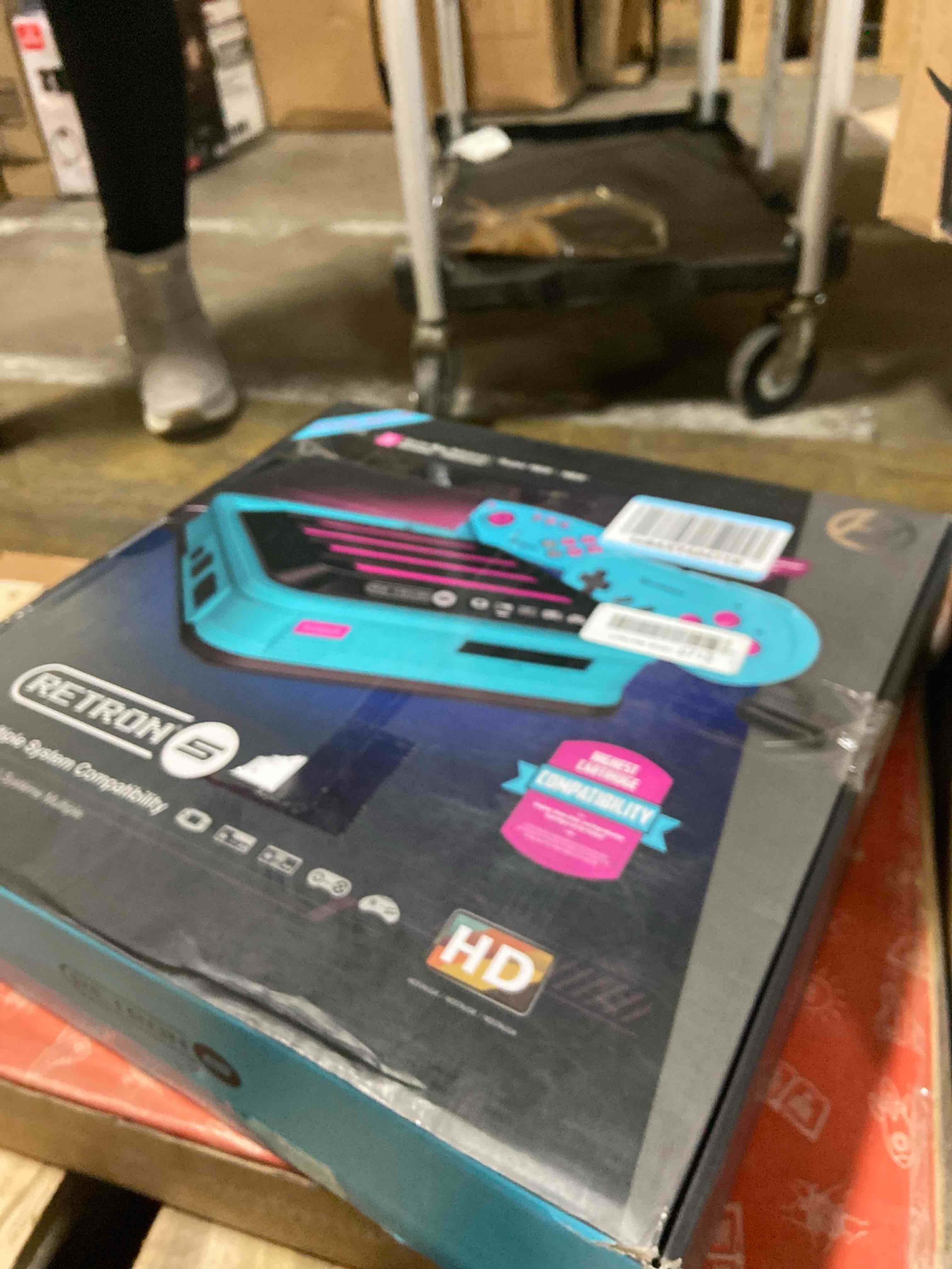 Condition photo showing New/Like New for Hyperkin RetroN 5: HD Gaming Console for GBA/Gbc/GB/Super NES/Super Famicom/Genesis/Mega Drive/Master System (Hyper Beach) - Super NES