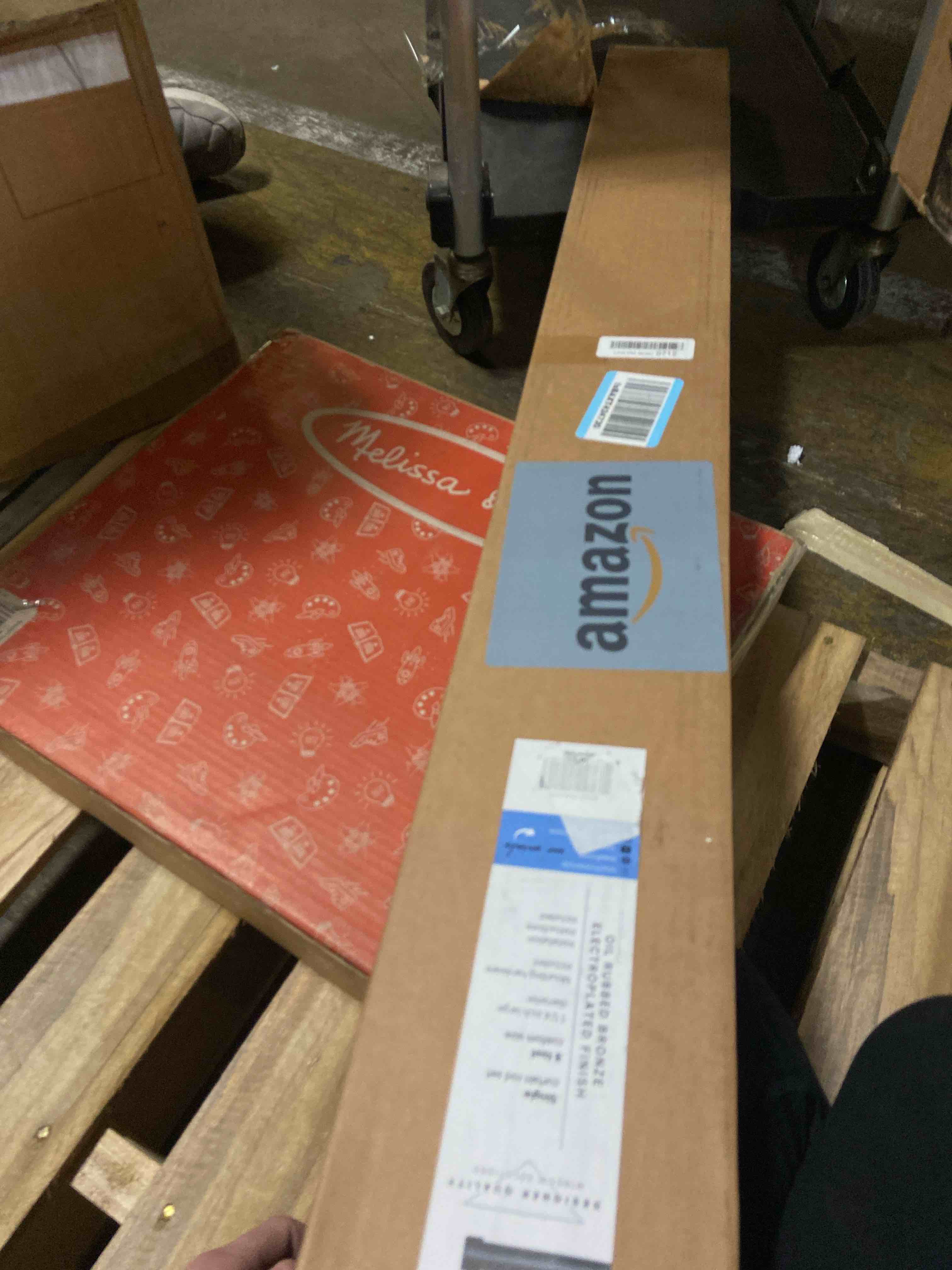 Condition photo showing New/Like New for BlastHome® Non-Adjustable Luxury Curtain Rods for Windows, 1 ¼” Rod Set, 8 foot Fixed Length (Two Rods Connect for a Seamless Look), Oil Rubbed Bronze