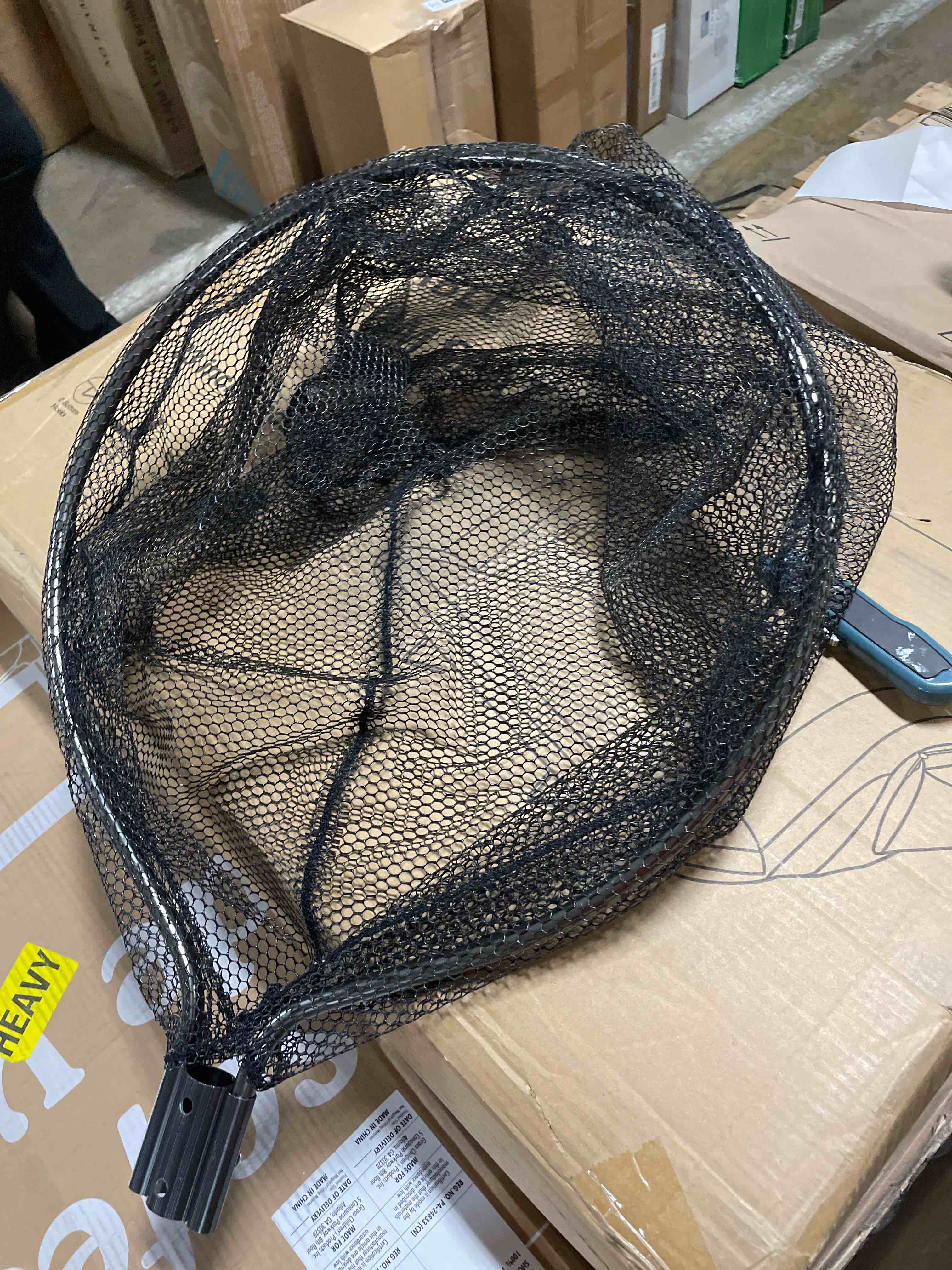 Condition photo showing Good Condition for High Strength Large Landing Net - Fishing Net with Long Telescoping Handle and Soft Rubber Netting, Dip Net for Fishing, Ideal for Boat, Pier, River Angling
