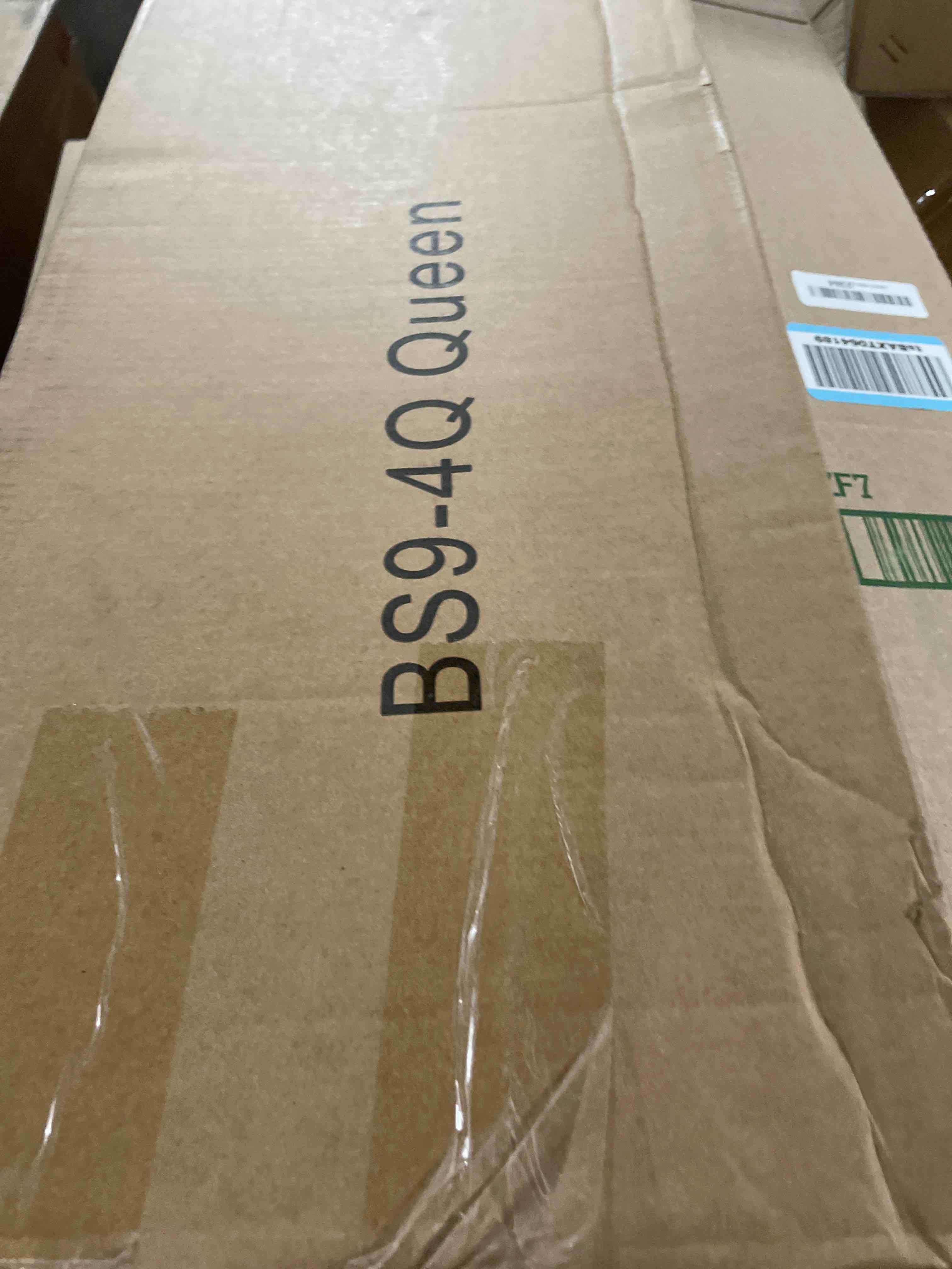 Condition photo showing New/Like New for 9 Inch Box Spring for Queen Bed, Heavy Duty Metal Box Spring Bed Base with Fabric Cover, Mattress Foundation, Easy Assembly, Noise Free, Black 9 Inches Queen