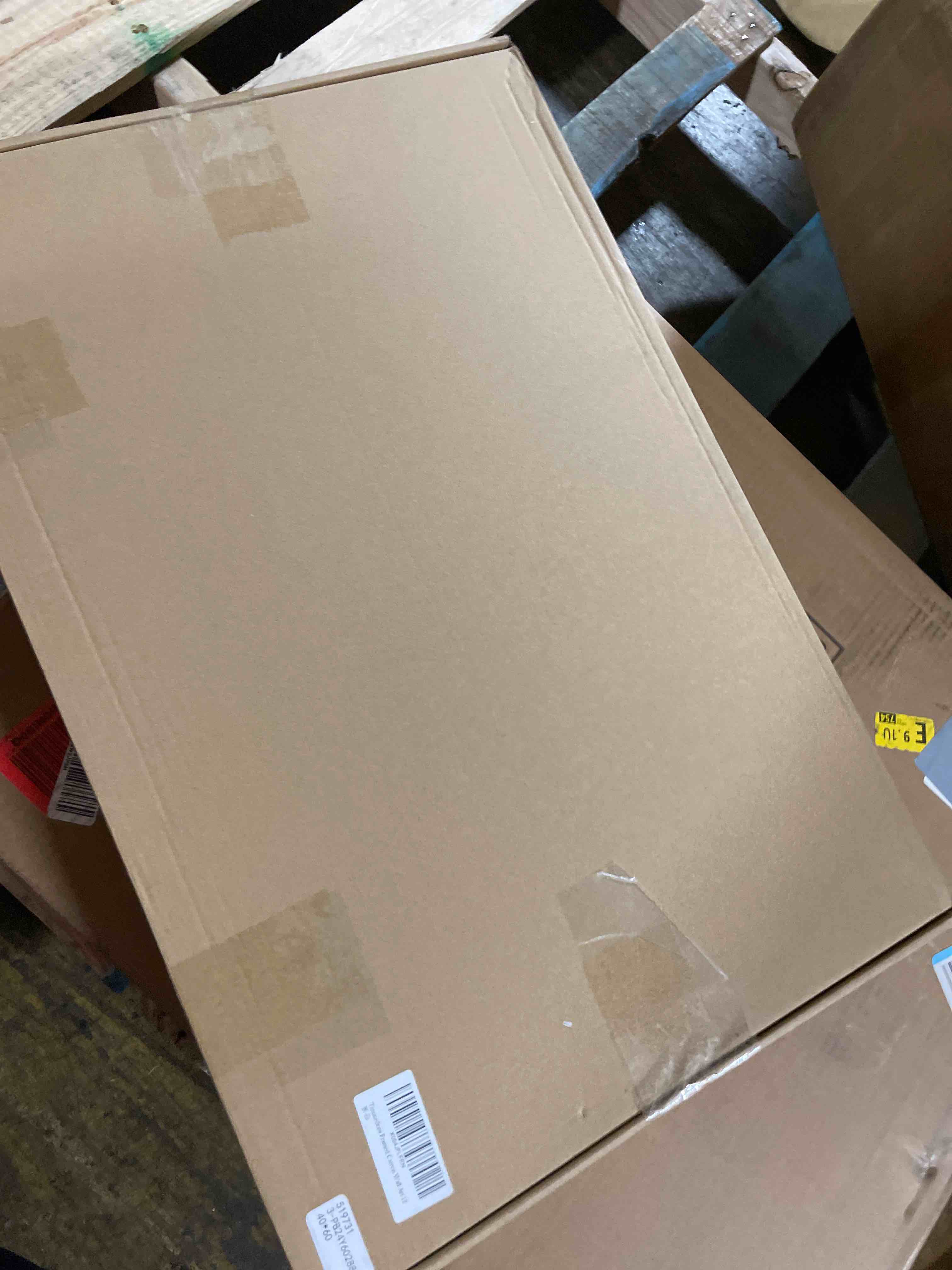 Condition photo showing New/Like New for Tinonedraw Vintage Burnt Orange Floral Framed Canvas Wall Art Set of 3, Boho Chic Flower Artwork, Mid Century Modern Plant Wall Decor, Colorful Neutral Botanical Art Prints for Bedroom Living Room Office 16"x24" Boho Flower 24L" x 16W"