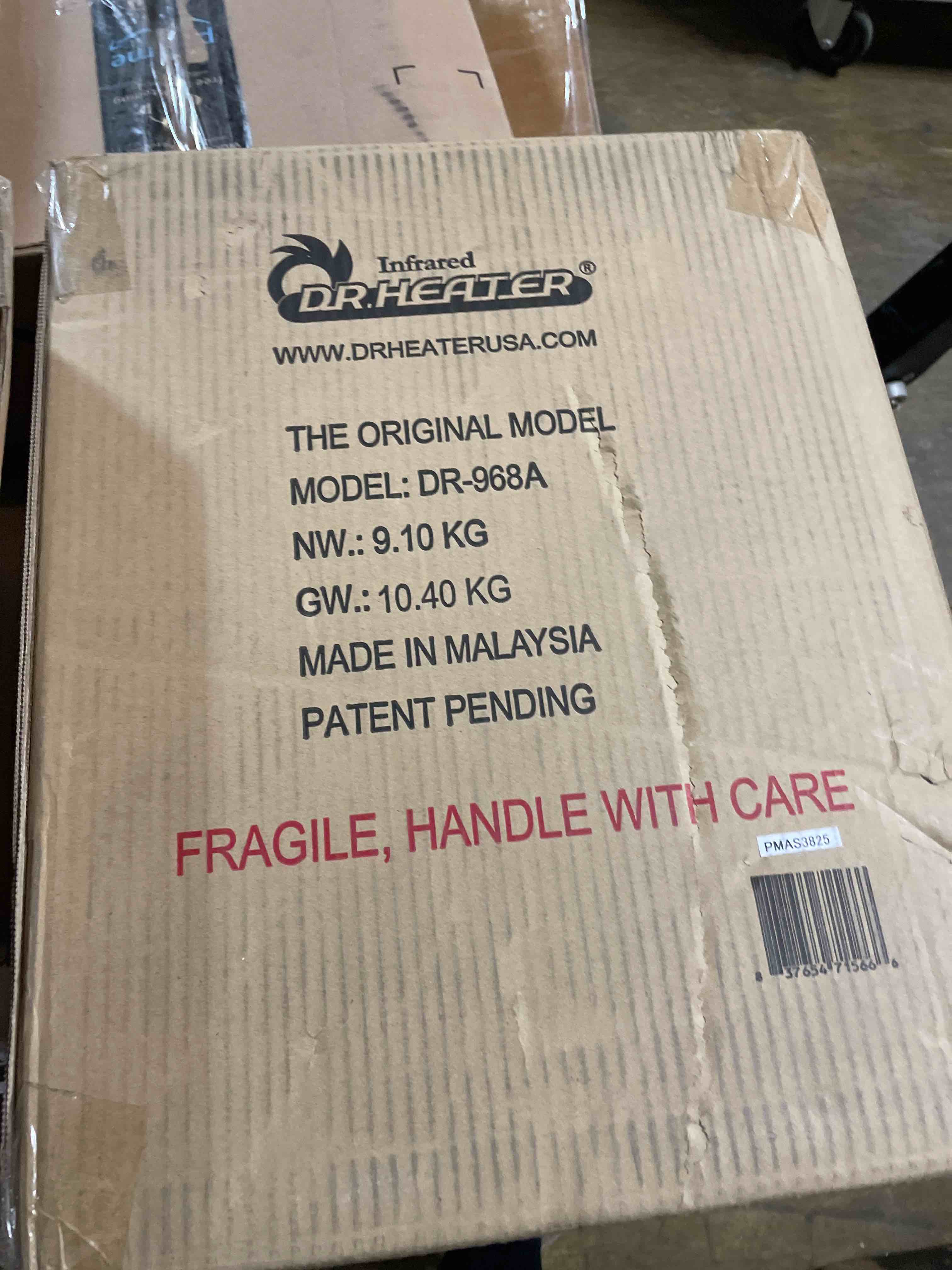 Condition photo showing New/Like New for Dr Infrared Heater DR-968 Portable Space Heater, 1500-Watt, Cherry Cherry Original