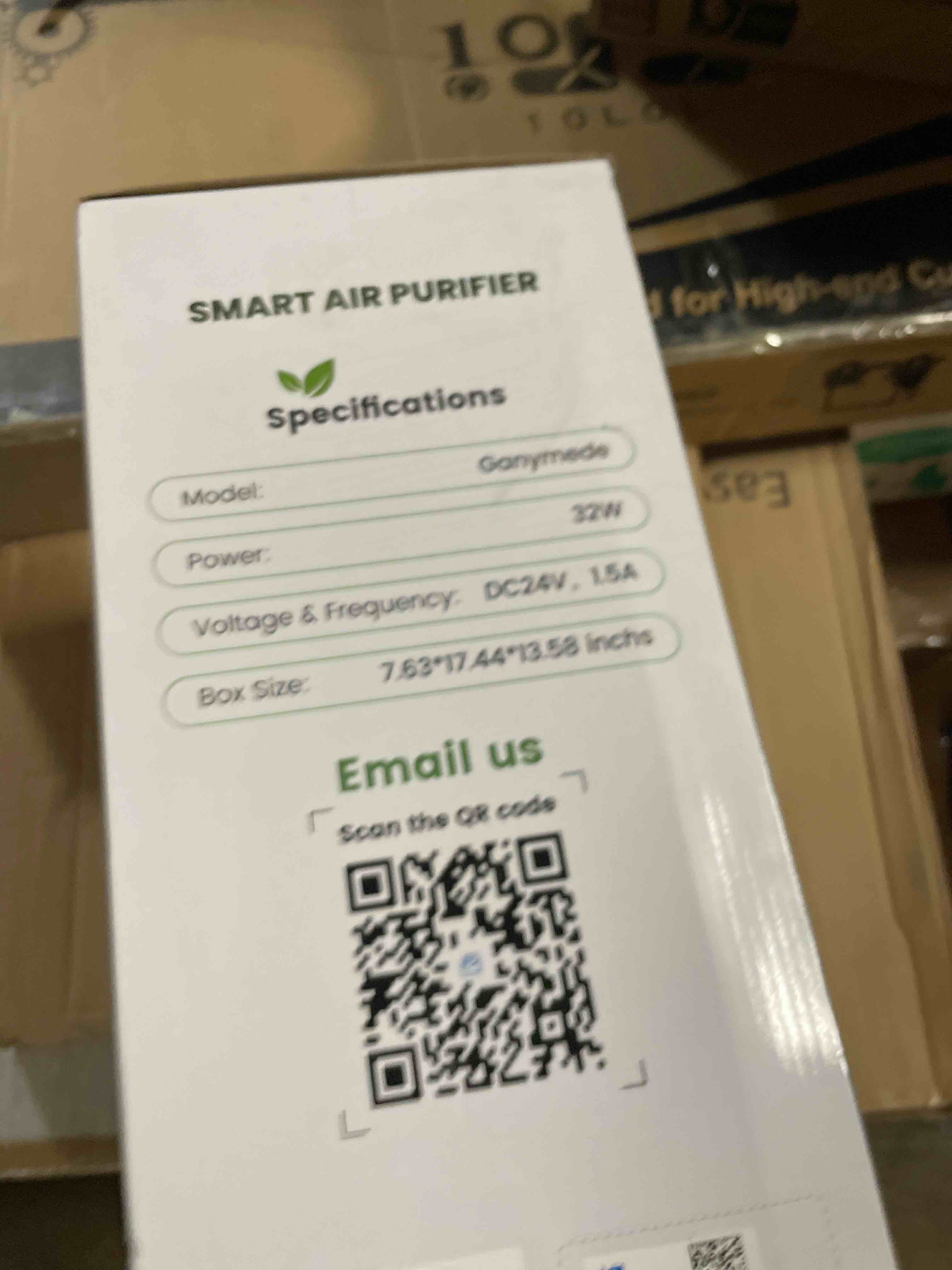 Condition photo showing New/Like New for Air Purifiers for Home Bedroom Large Room Up to 3500 Ft², Smart HEPA Air Cleaner with APP Control,PM 2.5 Display Air Quality, Sleep Mode, Auto Mode, HEPA Air Purifier for Pets Hair, Dust, Odor, Pollen White