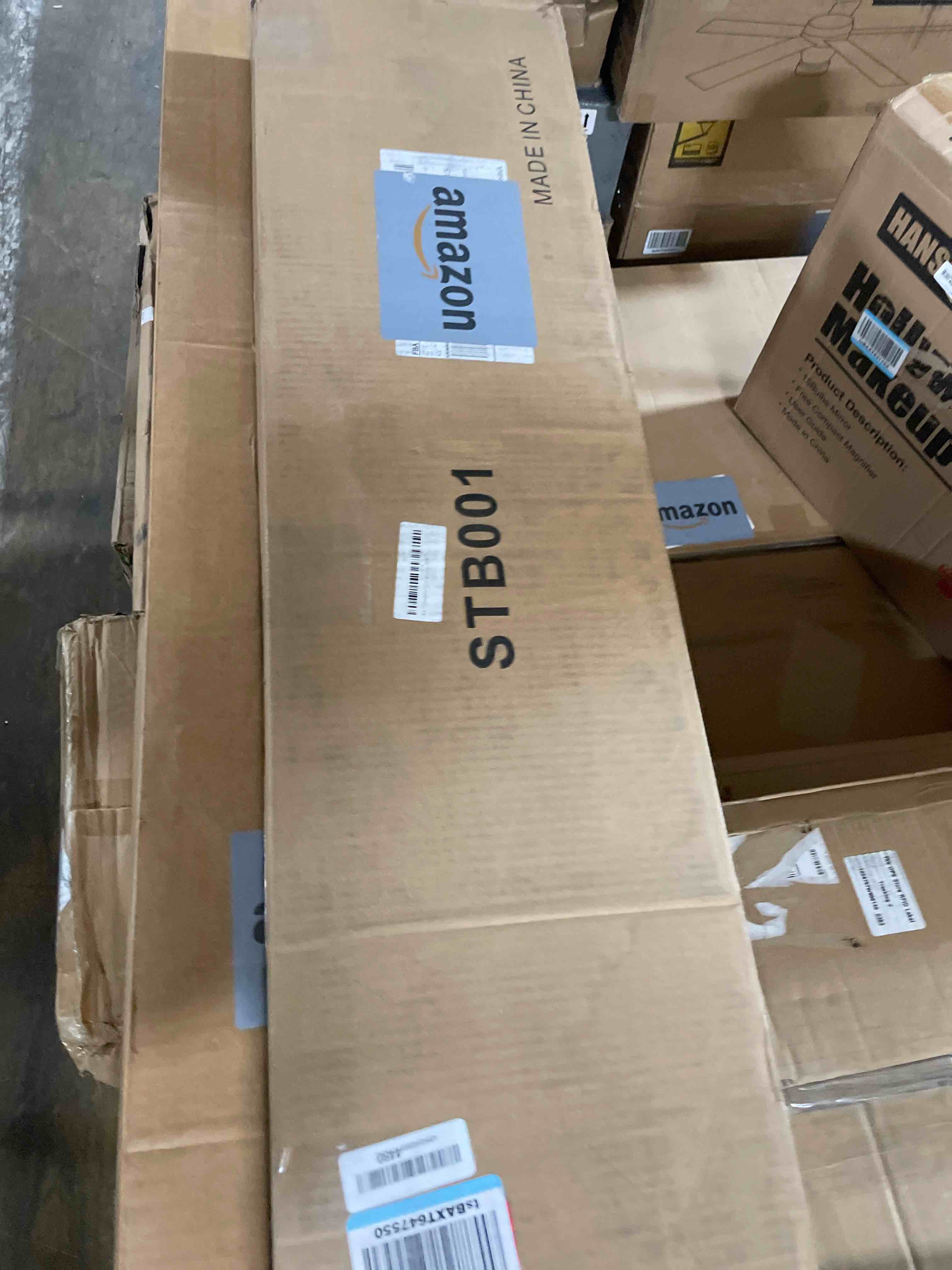 Condition photo showing New/Like New for VASMIA Console Table, Entryway Table, Narrow Sofa Table, 39" Bamboo Hallway Table for Entryway, Living Room, Bedroom, Foyer, Black Black 9.4"D x 39.4"W x 29.5"H