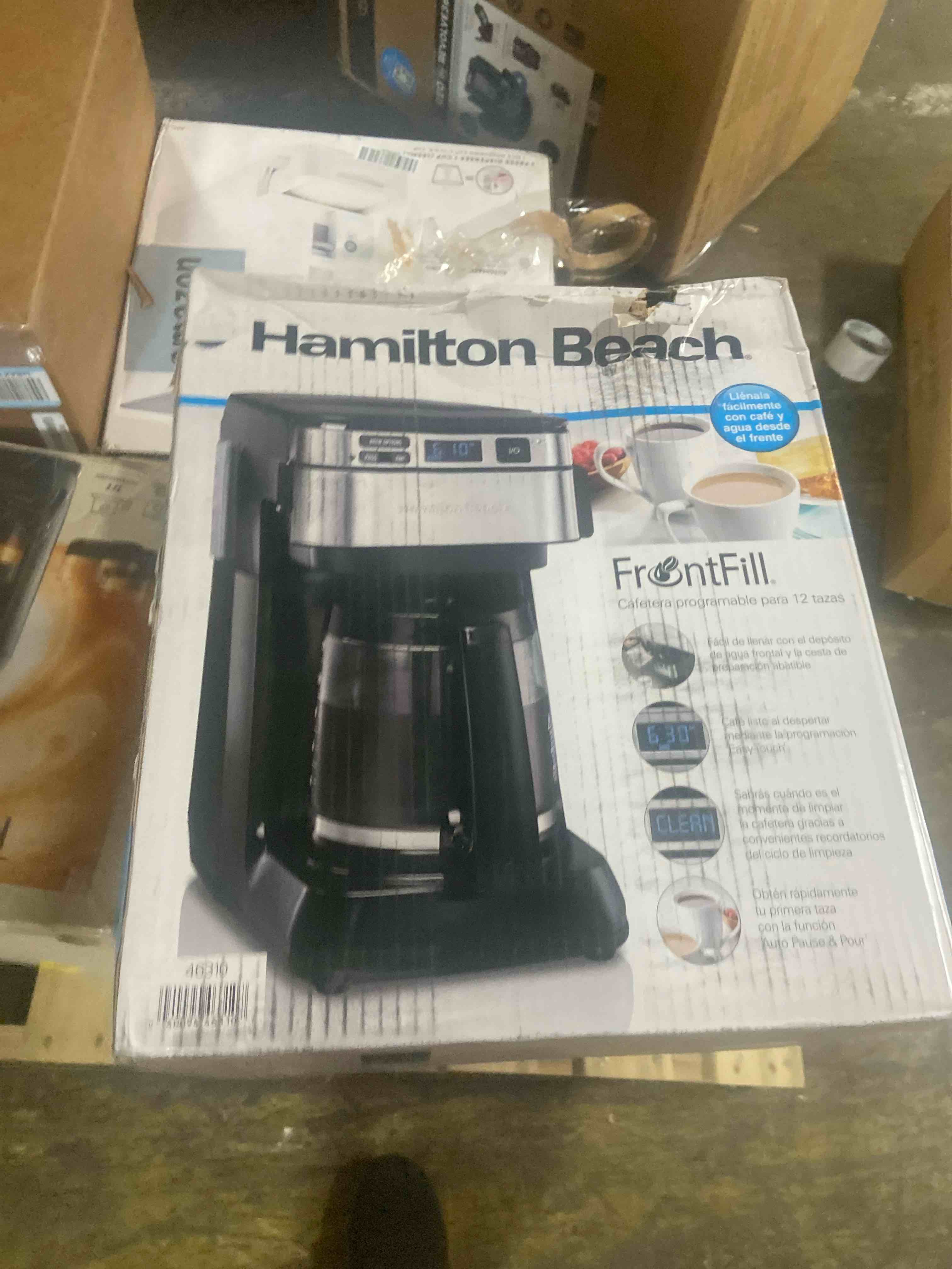 Condition photo showing New/Like New for Hamilton Beach 12 Cup Programmable Coffee Maker, FrontFill Drip Coffee Maker