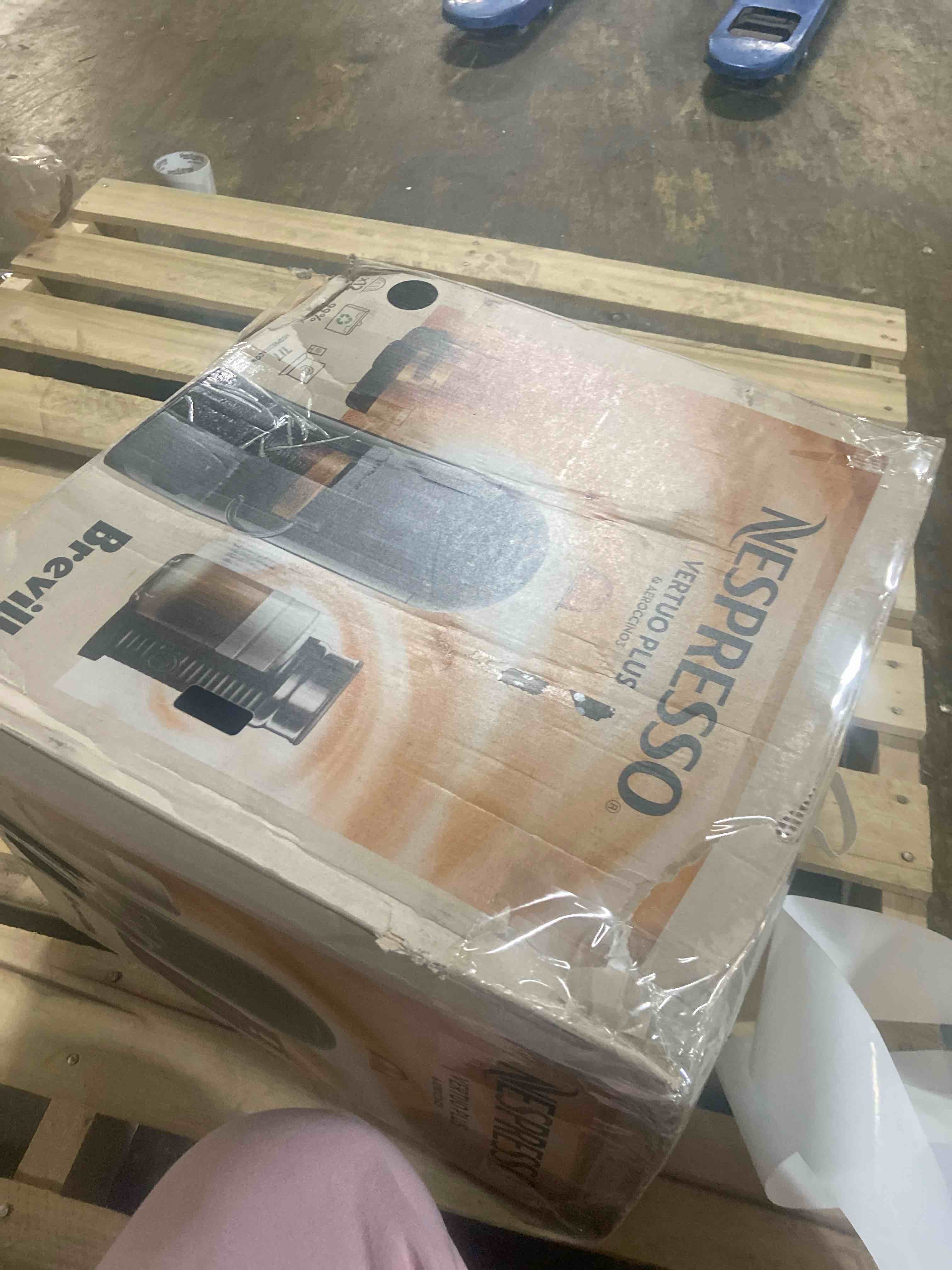 Condition photo showing Good Condition for Nespresso Vertuo Pop+ Coffee and Espresso Machine by De'Longhi with Aeroccino Milk Frother, Liquorice Black