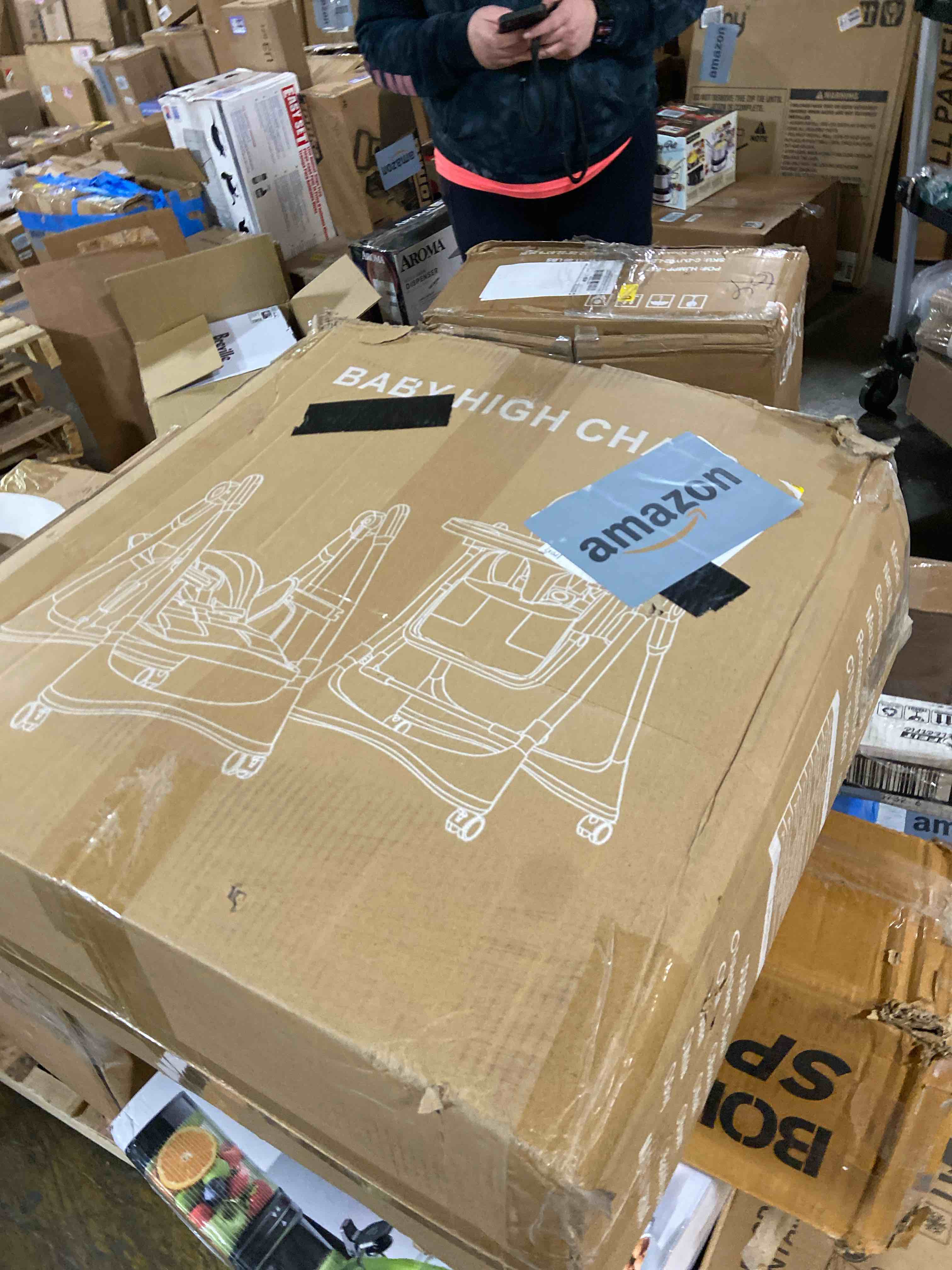 Condition photo showing Good Condition for 3-in-1 Baby High Chair with Soothing Rocker | Convertible Baby High Chair for babies and Toddlers | Brake Wheels, Easy Clean, Space Saving | Adjustable, Removable Tray (Green)