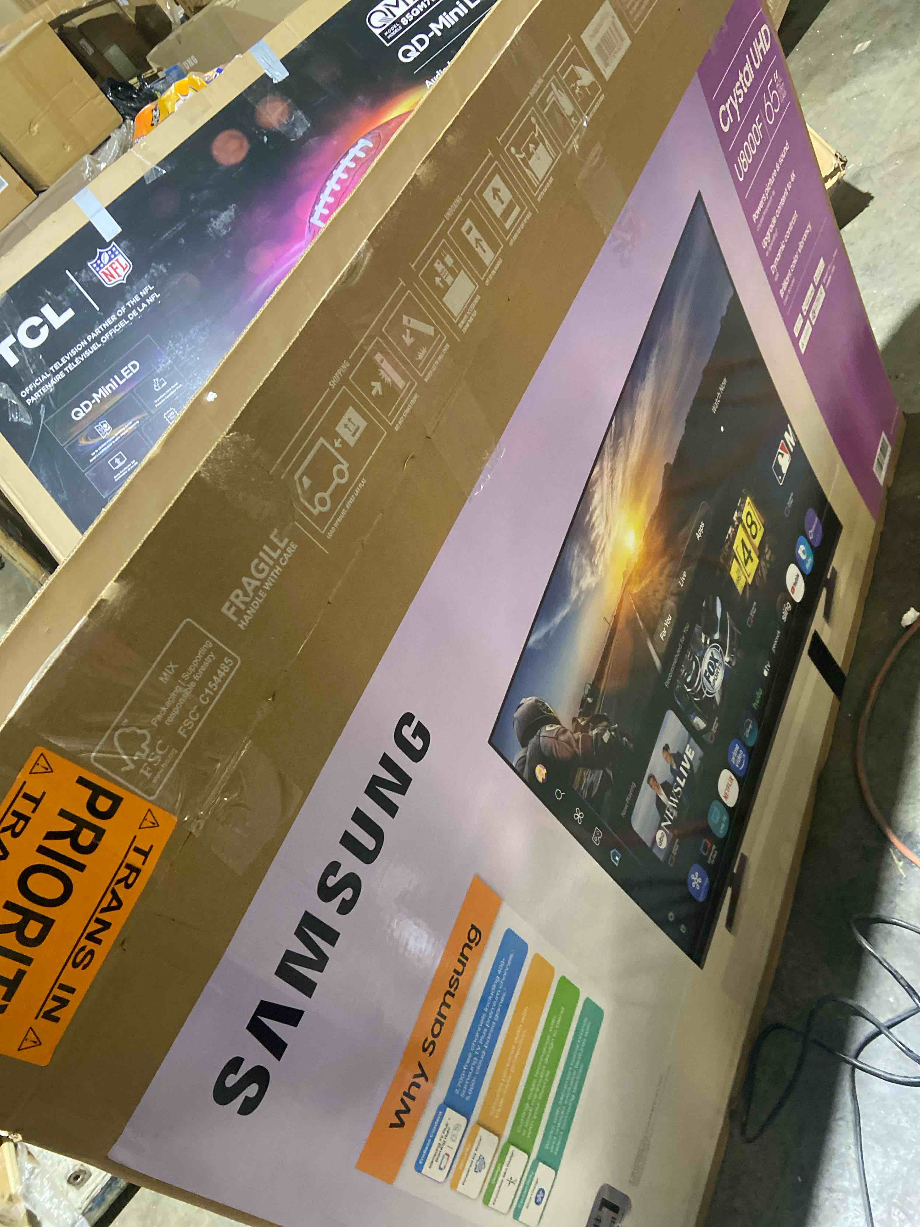 Condition photo showing New/Like New for Samsung 65-Inch Class Crystal UHD U8000F 4K Smart TV (2025 Model) Endless Free Content, Crystal Processor 4K, MetalStream Design, Knox Security, Alexa Built-in