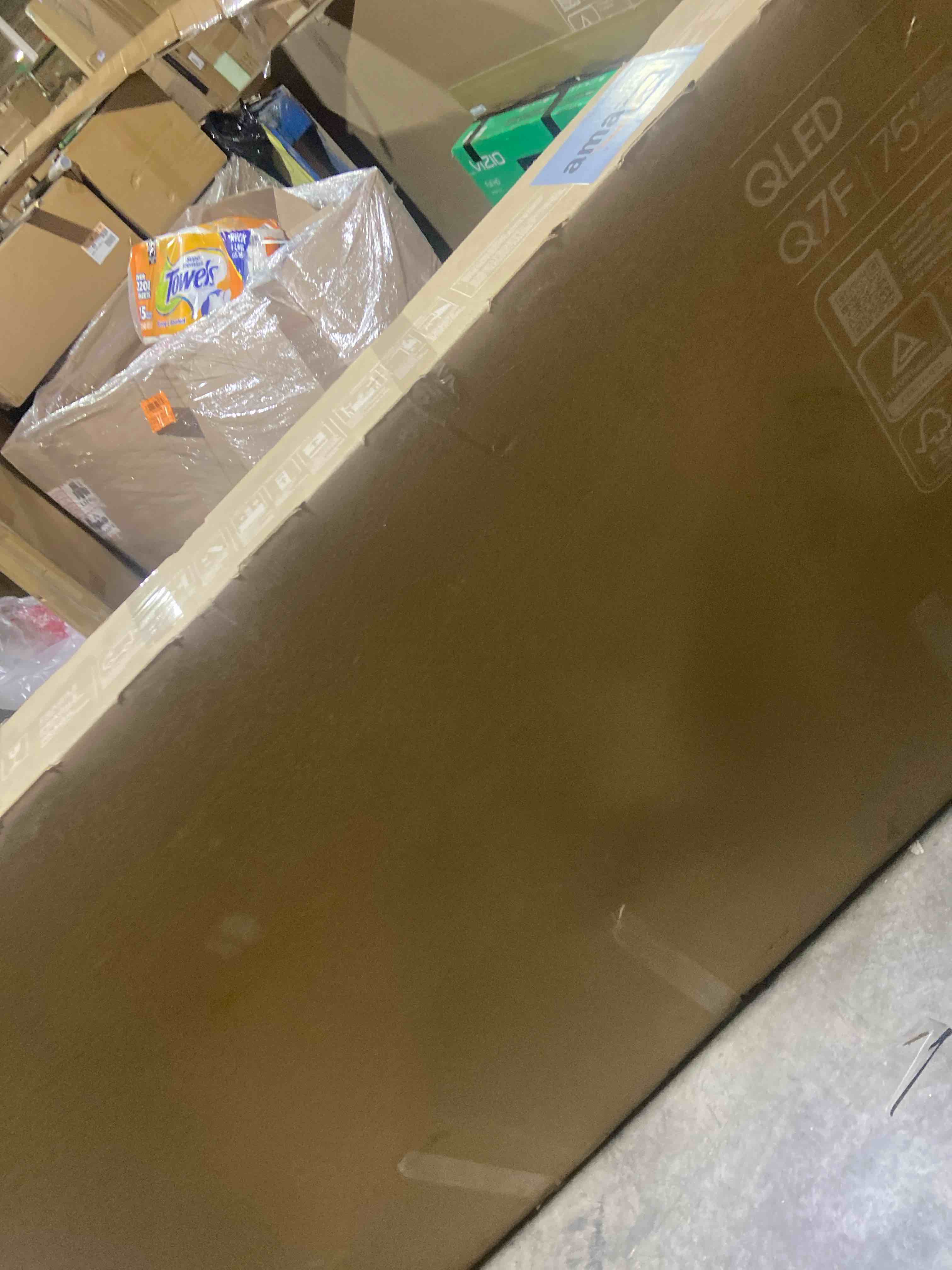 Condition photo showing New/Like New for Samsung 75-Inch Class QLED Q7F Series Samsung Vision AI Smart TV (2025 Model, 75Q7F) Quantum HDR, Object Tracking Sound Lite, Q4 AI Gen1 Processor, 4K upscaling, Gaming Hub, Alexa Built-in