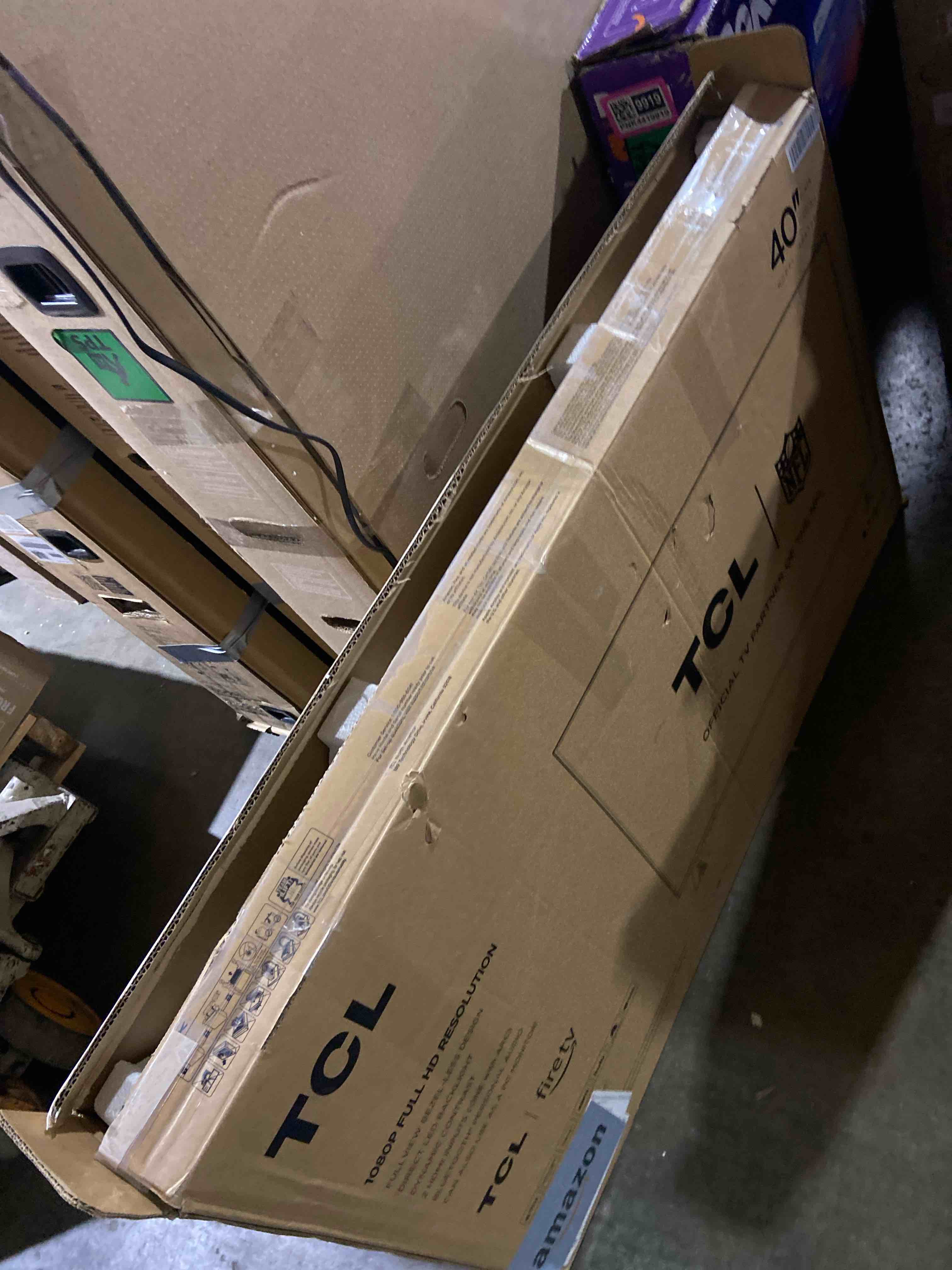 Condition photo showing As Is for TCL 40-Inch Class S3 1080p LED Smart TV with Fire TV (40S350F, 2023 Model), Alexa Built-in, Apple AirPlay Compatibility, Streaming FHD Television,Black 40 inches