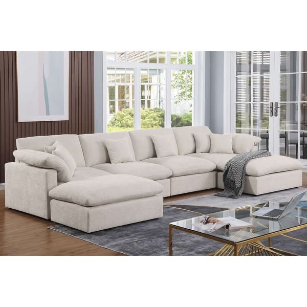 6 - Piece Chenille Sectional