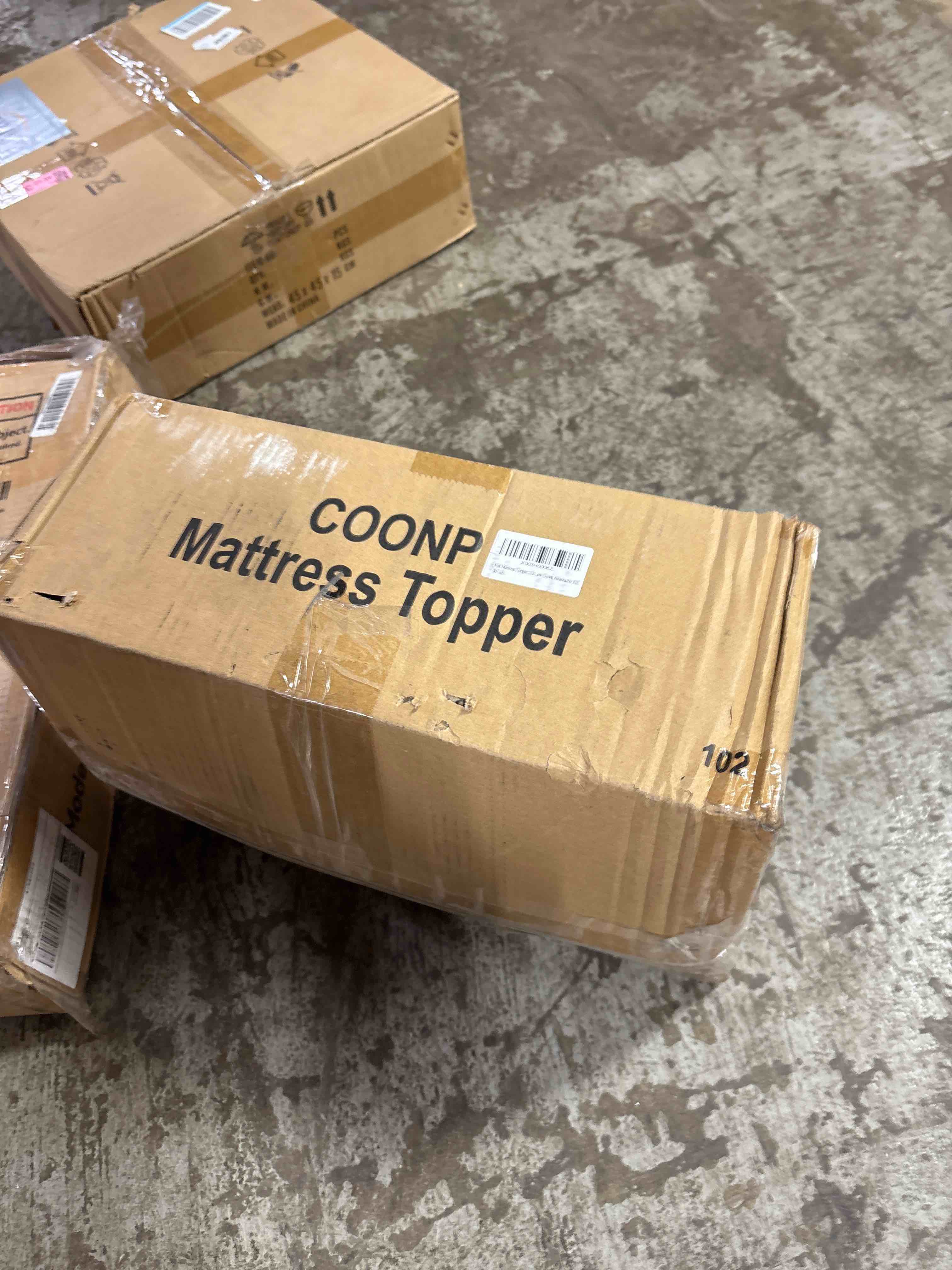 Condition photo showing Good Condition for COONP Full Mattress Topper, Extra Thick Pillowtop, Cooling Plush Mattress Pad Cover Cotton Top Bed Topper Protector with 8-21 Inch Deep Pocket White Full