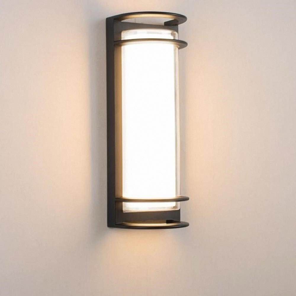 Thery 30W Black White Aluminum IP65 3000K Waterproof Outdoor Integrated LED Wall Light