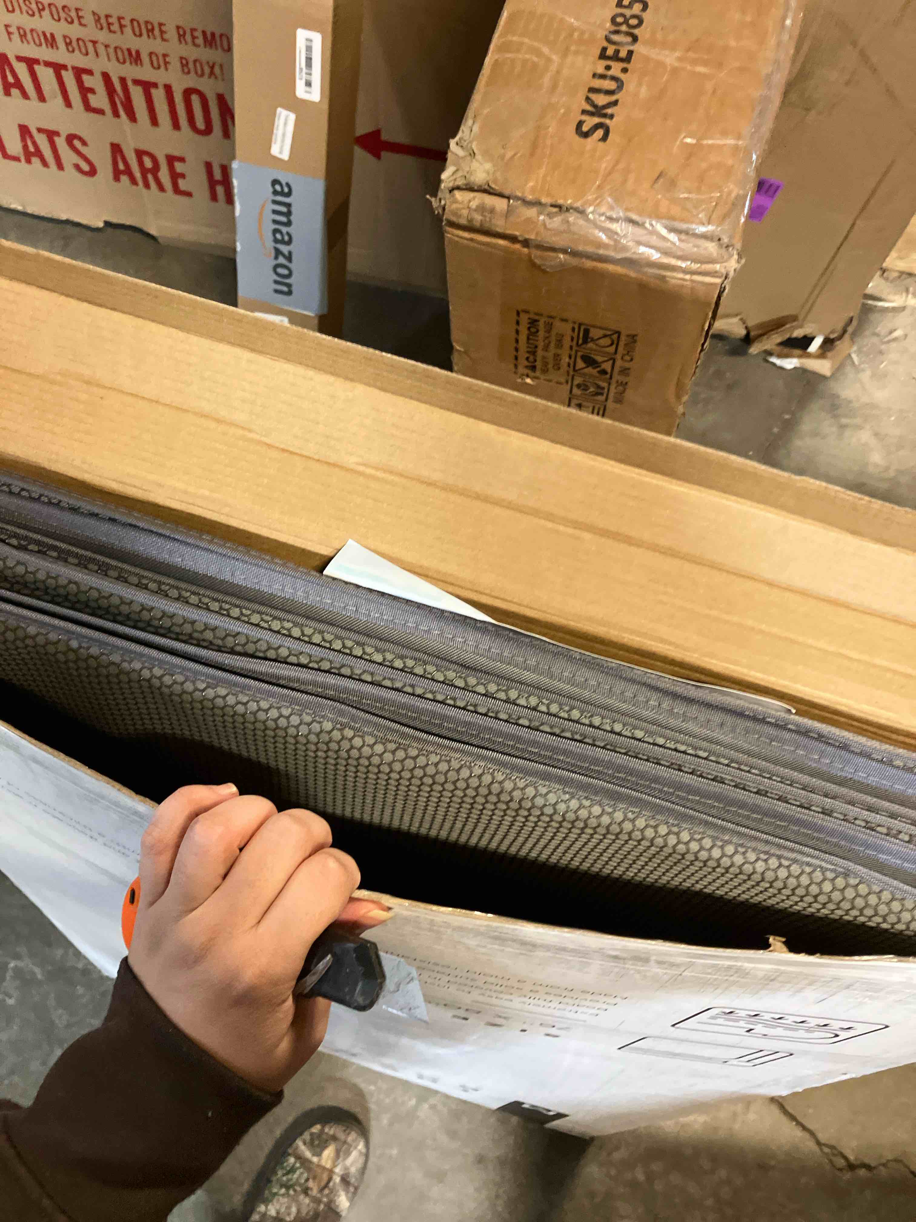 Condition photo showing New/Like New for Meliusly Heavy Duty 10mm Bunkie Board King Size (76x80'') Patent Pending Low Profile Bed Board Design - Breathable, Noise Minimizing, Moisture Resistant Bunkieboards, Low Profile Bed Support King (76x80'')