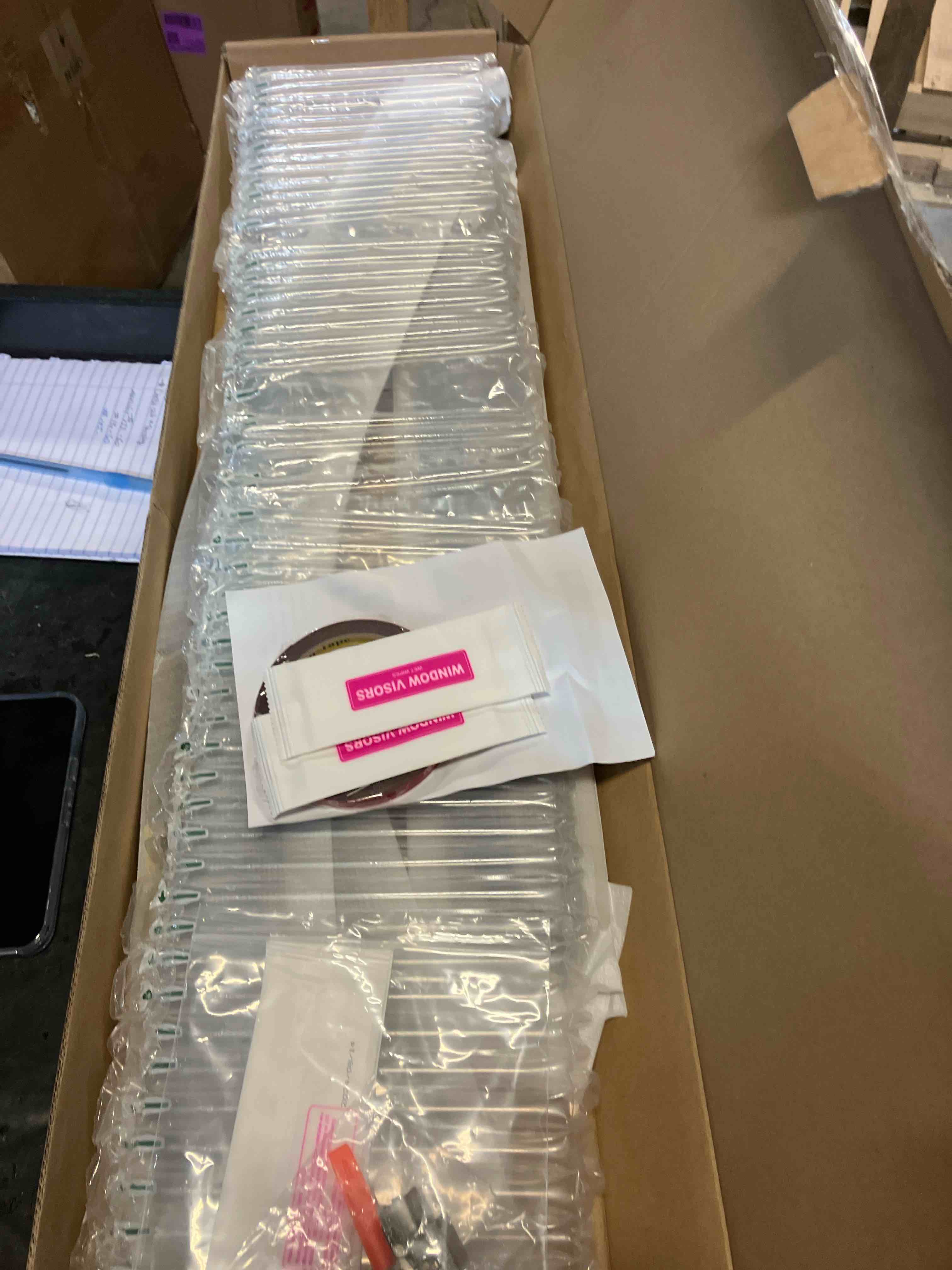 Condition photo showing New/Like New for IKON MOTORSPORTS in Channel Window Visors Compatible with 2006-2010 Dodge Charger, Slim Style Acrylic Smoke Rain Guards, Side Window Wind Deflectors 4PCS