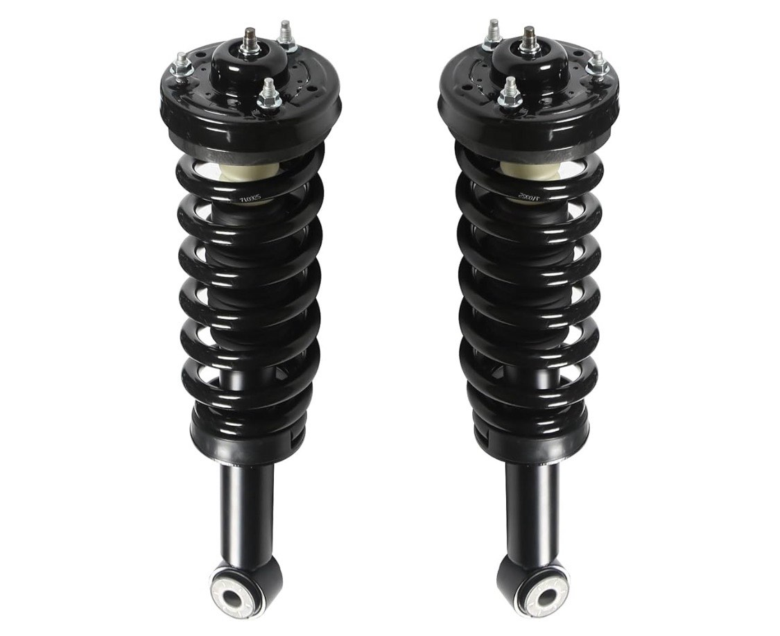 pair front struts shock absorbers assembly fit for ford f150 2009 2010 2011 2012 2013 (4wd only) replacement 171141