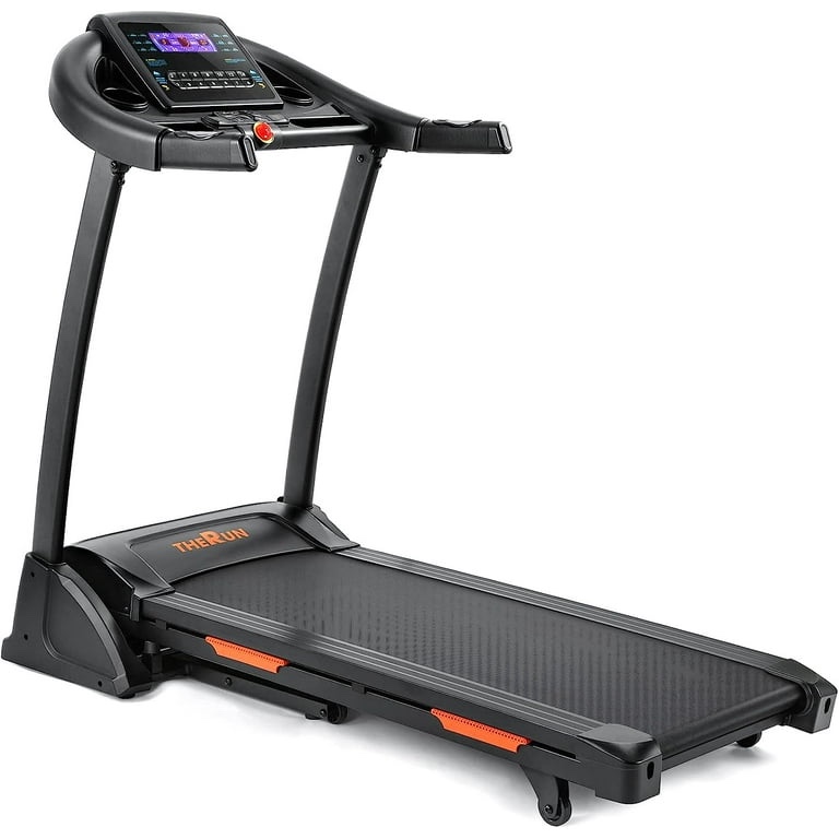 therun incline exercise treadmill with app electric walking running machine