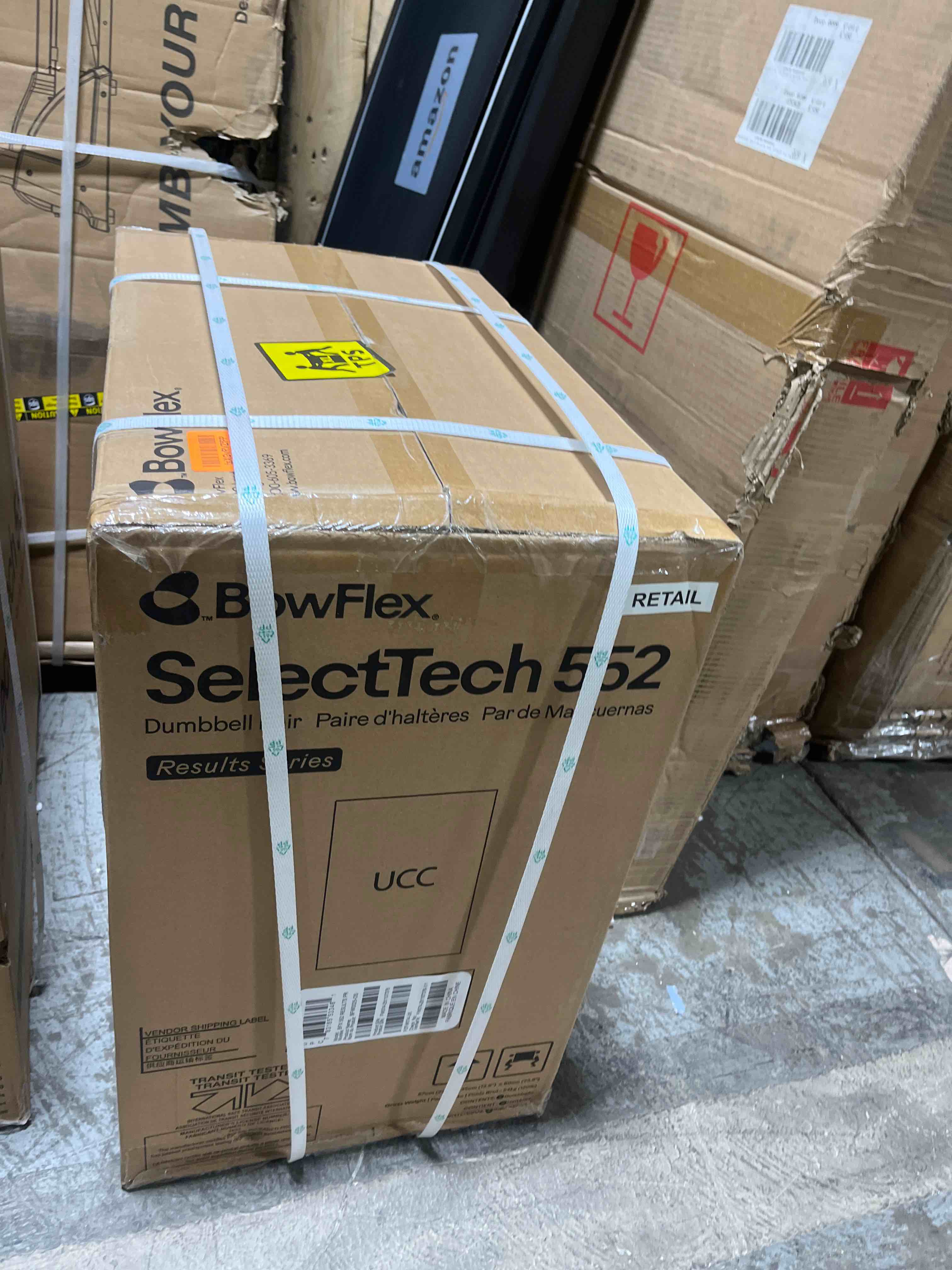 Condition photo showing New/Like New for BowFlex Results Series SelectTech Dumbbells