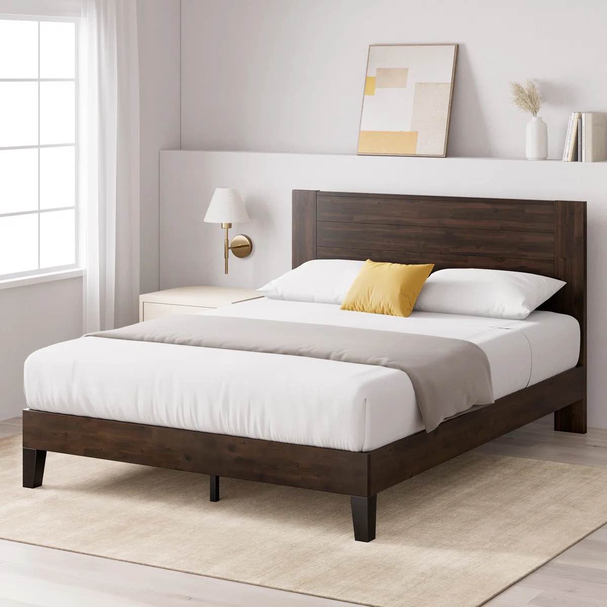 Kira Solid Wood Platform Bed Frame By Union Rustic