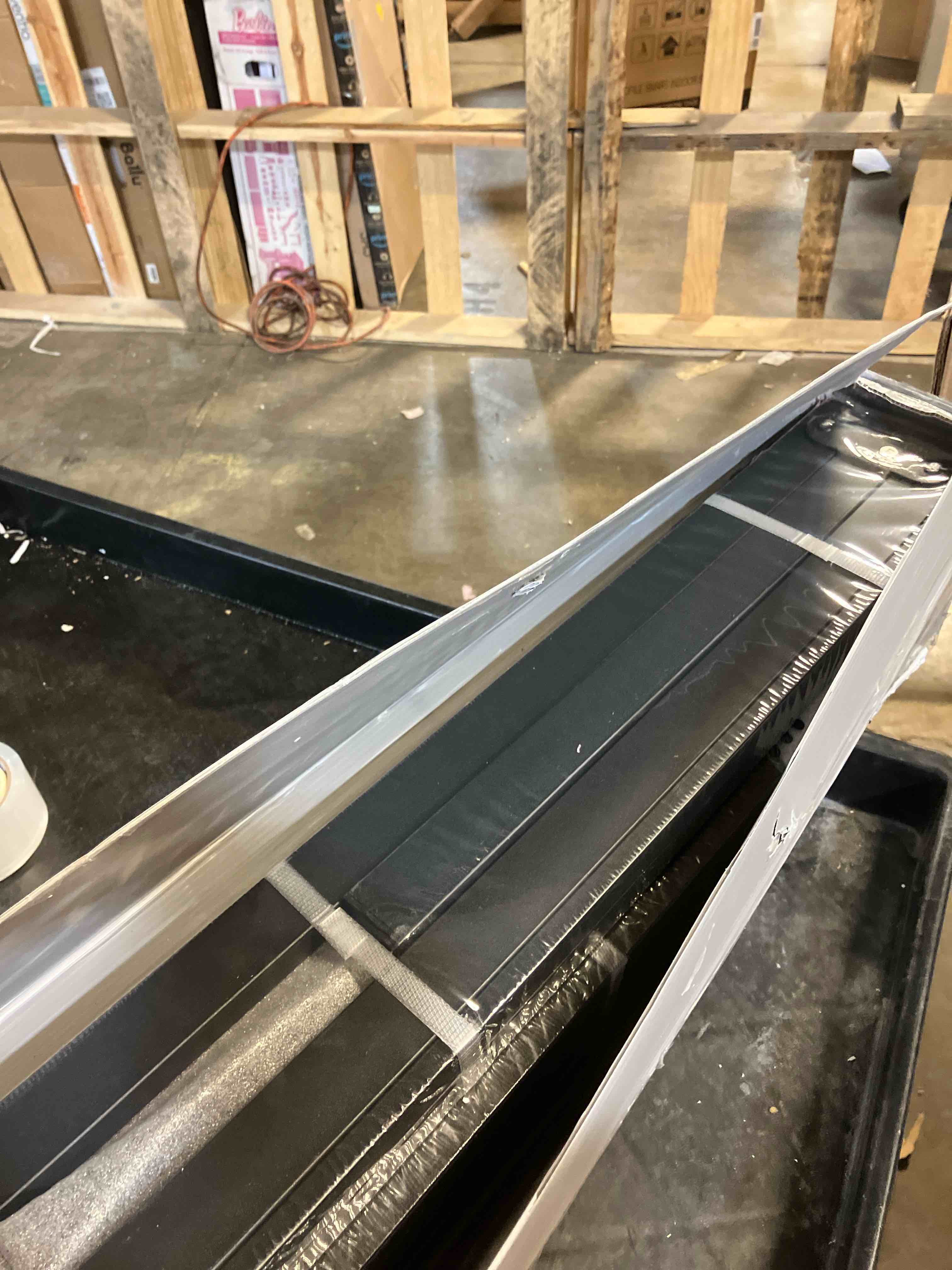 Condition photo showing New/Like New for Hafenpo 18 Inch Full Bed Frame - Sturdy Metal Platform Full Size, No Box Spring Needed, Heavy Duty, Easy Assembly, Strong Bearing Capacity, Under Bed Storage, Black Full 18 Inch