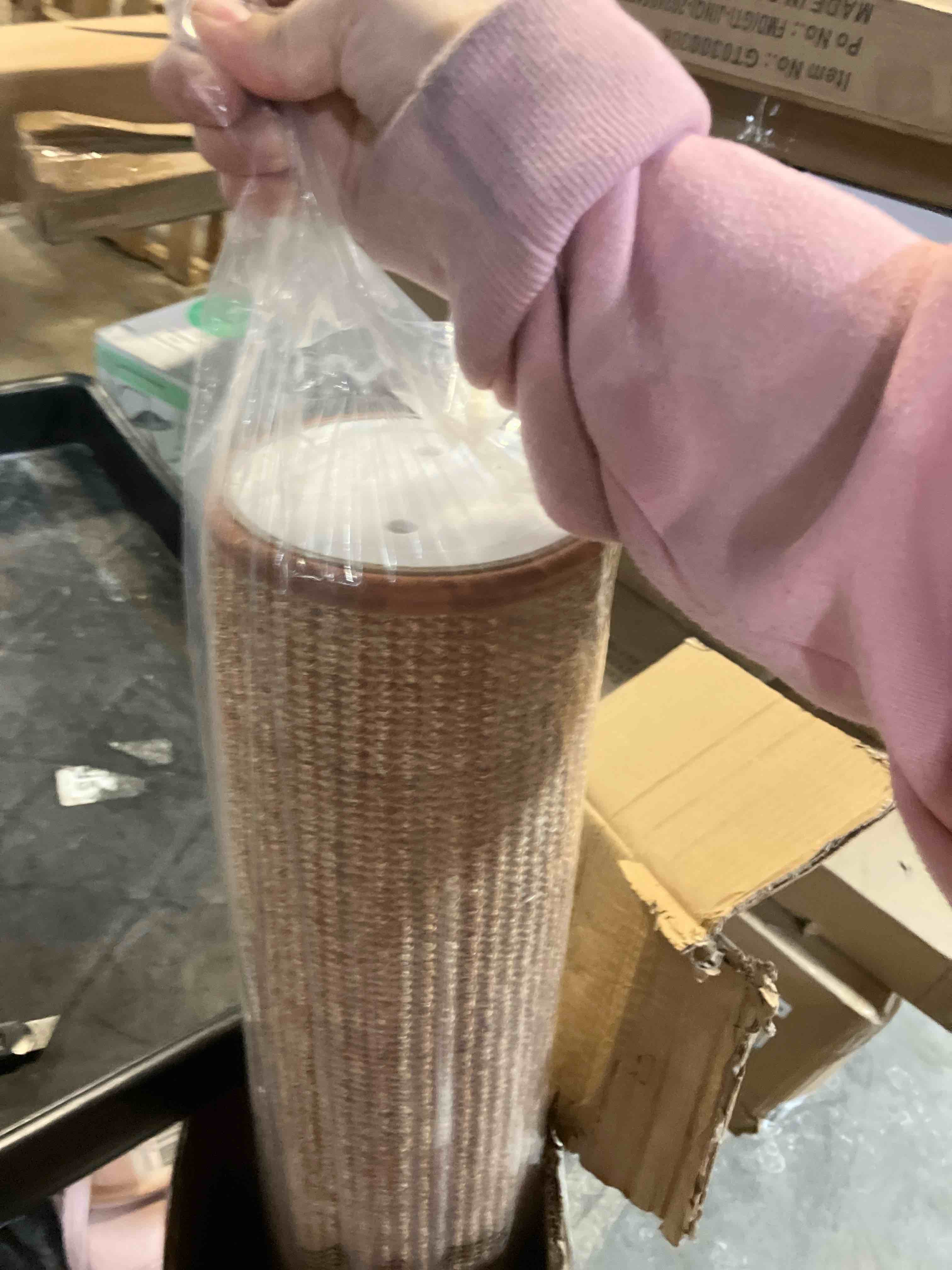 Condition photo showing New/Like New for Kitty City Sisal Post Scratcher, Sisal Post (Brown)