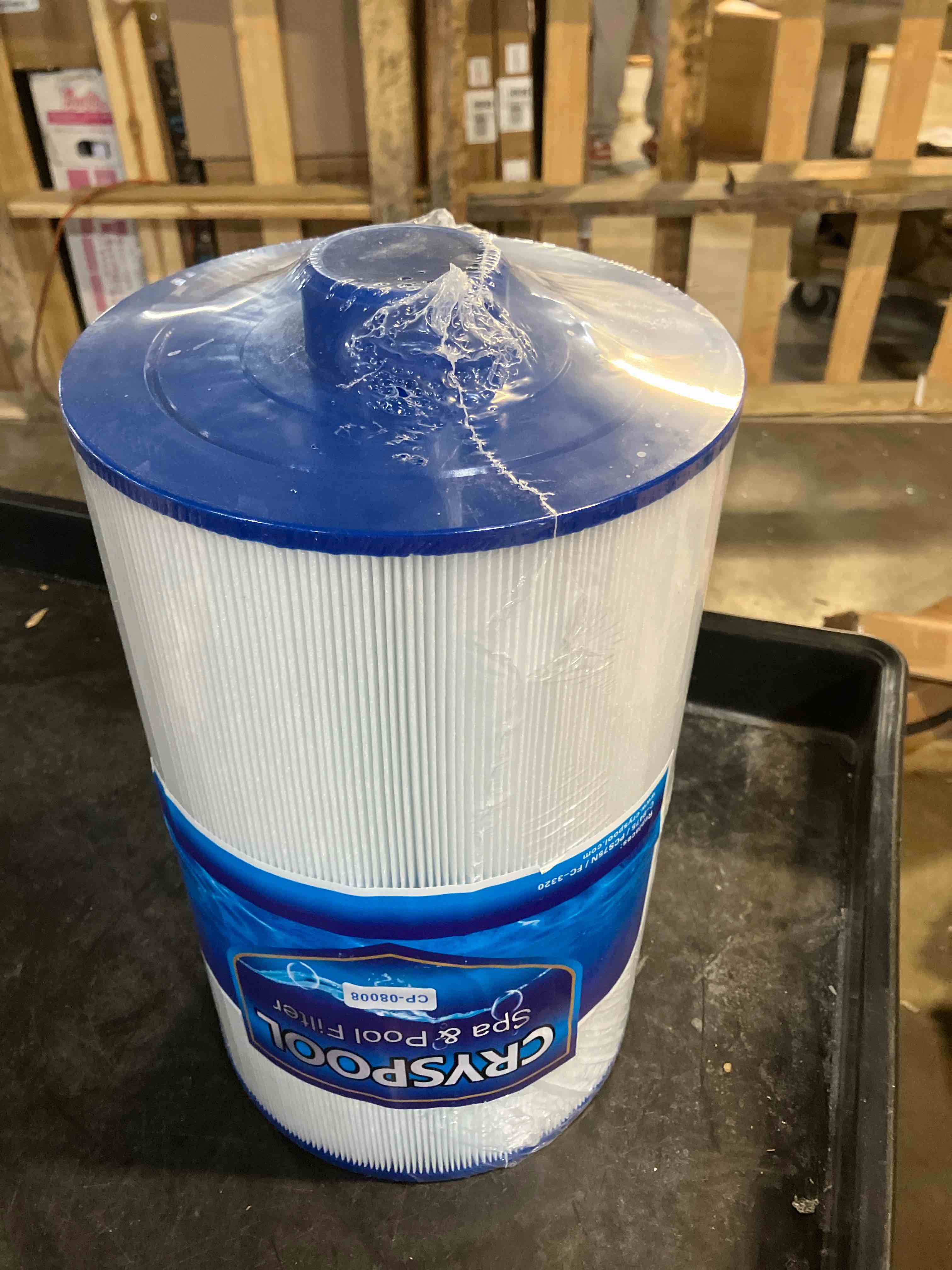 Condition photo showing New/Like New for Cryspool® 08008 Filter Compatible with PCS75N, Maax Spas, 100594, C-8475, FC-3320, 75 Sq. Ft Spa Filter Cartridge, 1 Pack