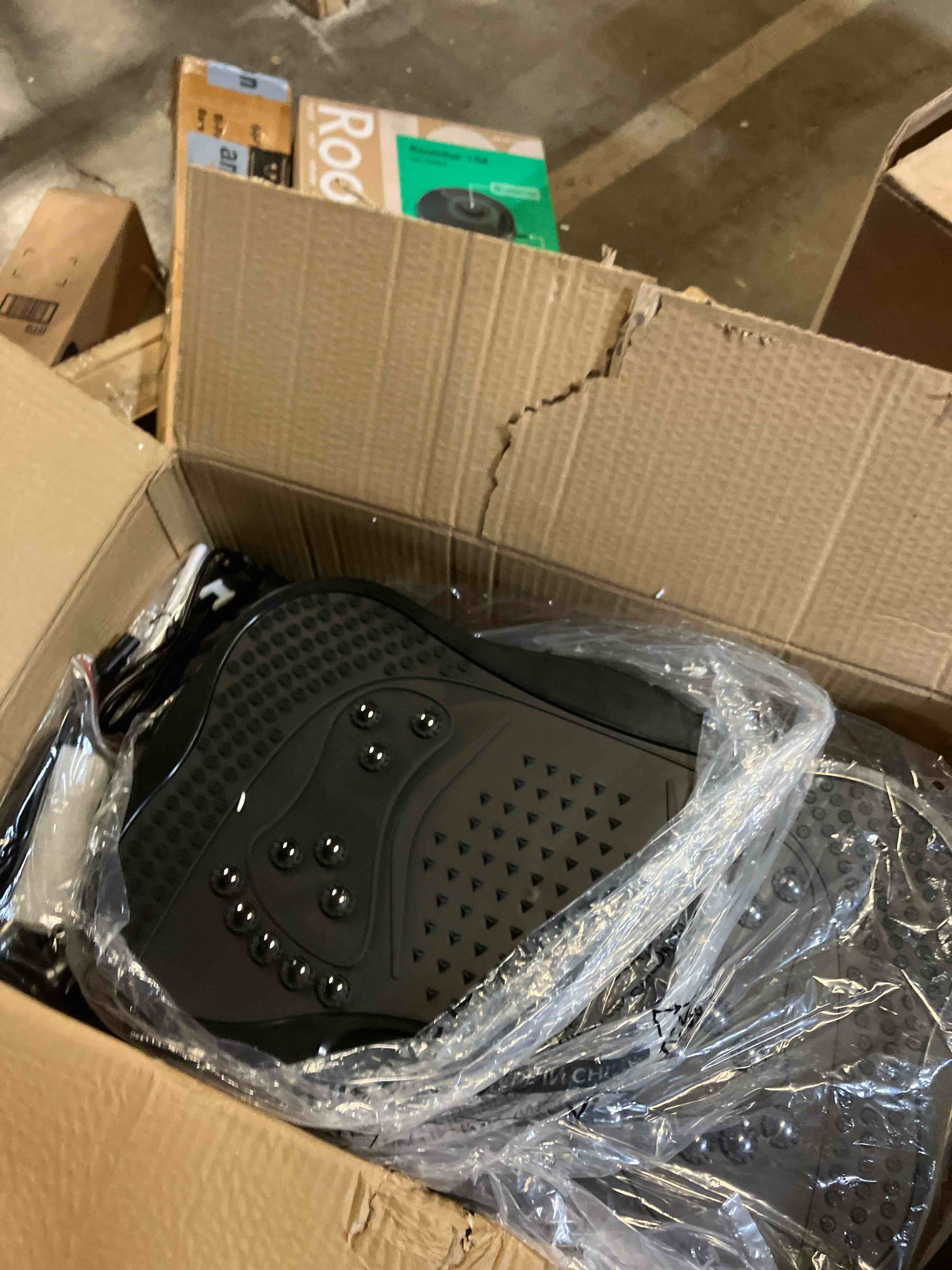 Condition photo showing New/Like New for Vibration Plate Exercise Machine, 130 Levels Full Body Workout Vibrating Plate for Lymphatic Drainage Weight Loss, 450 Lbs Capacity Shake Fitness Platform with Resistance Bands Bluetooth for Women Men