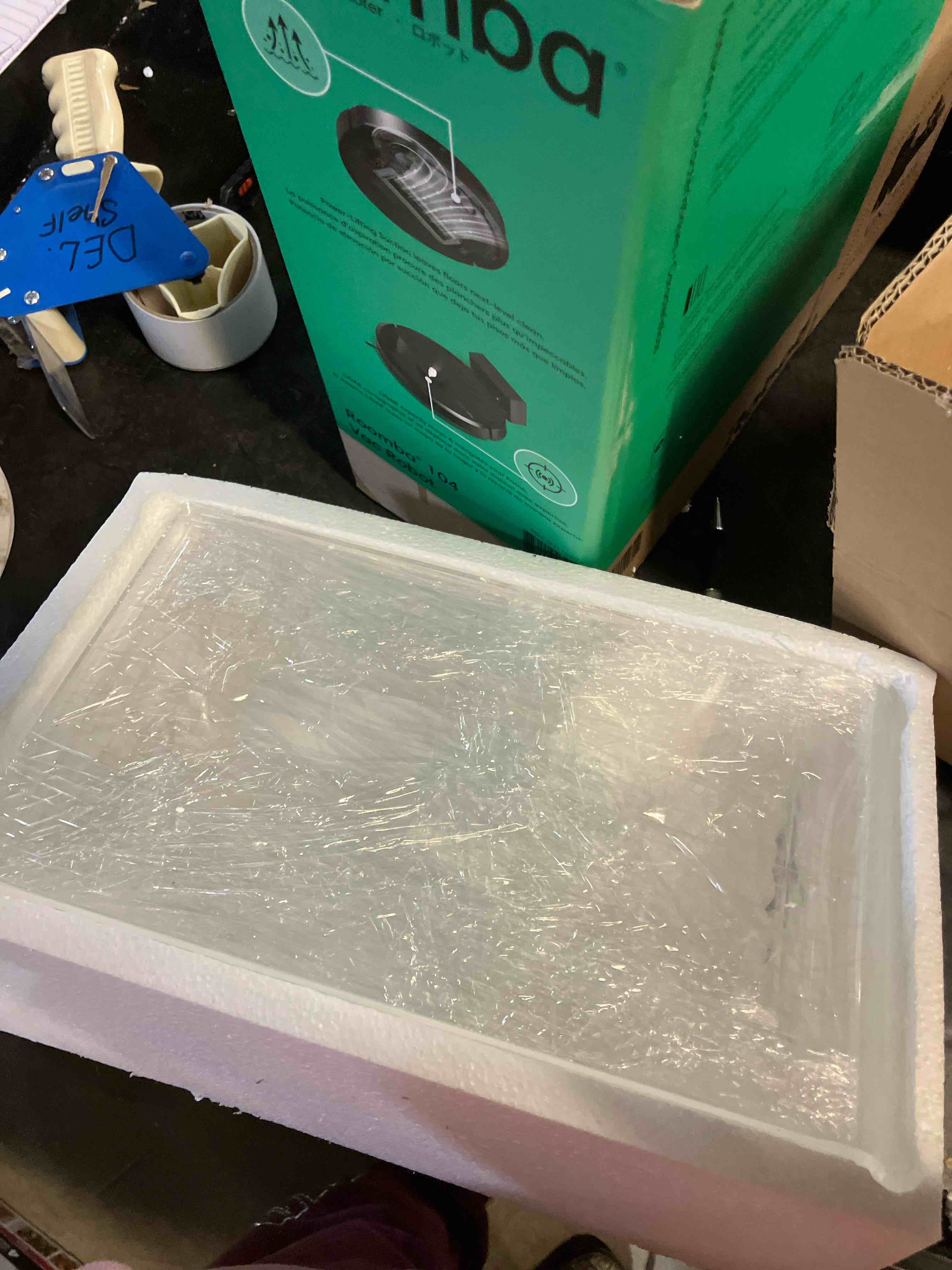 Condition photo showing New/Like New for Acrylic Monitor Stand , Clear Monitor Stand for Desk, Computer Accessories for Home Office, Desk Organizer Shelf for Laptop, PC, Multi Media and more