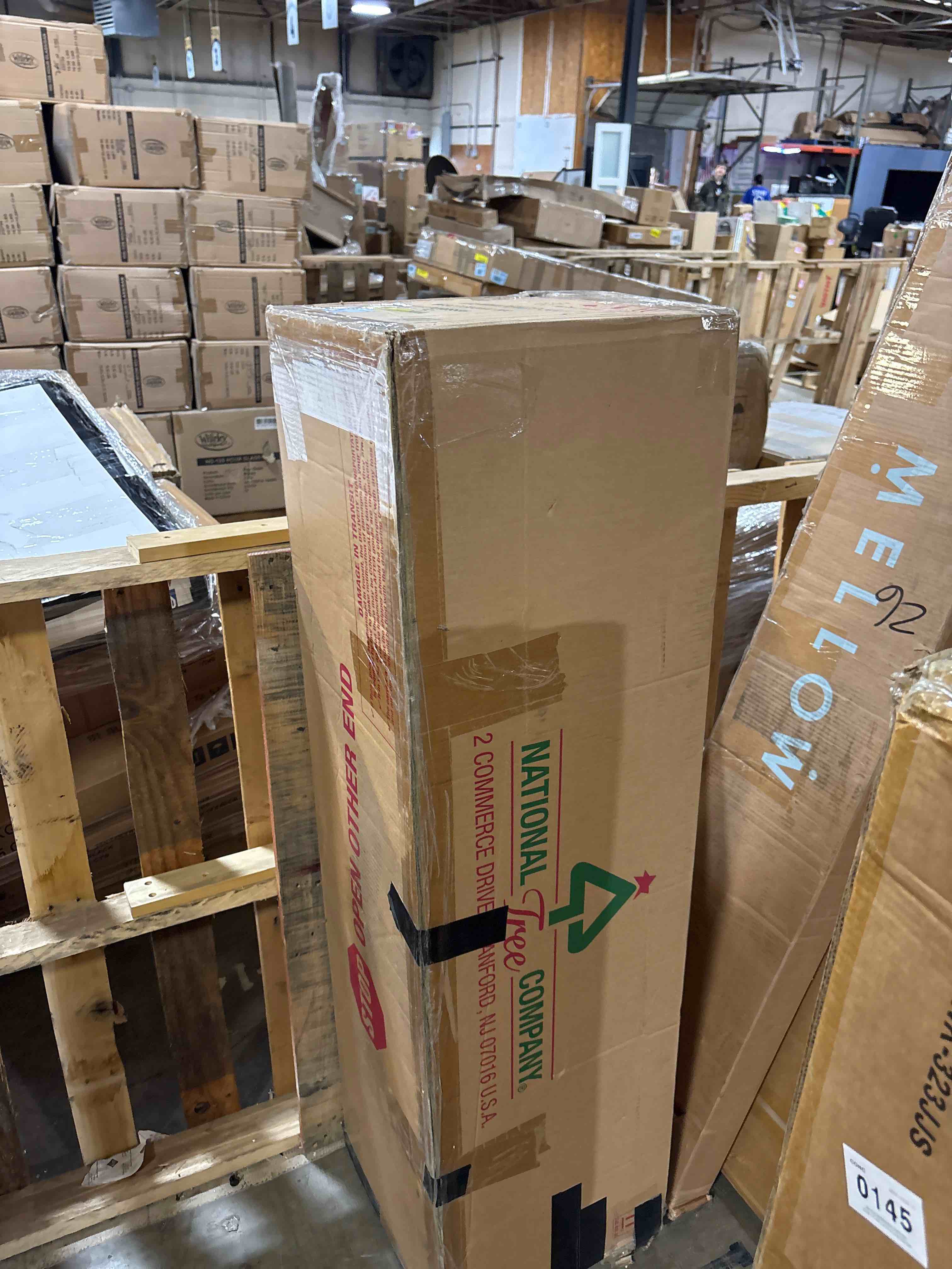 Condition photo showing New/Like New for National Tree Company Feel Real® Artificial Christmas Tree  Newberry Spruce  Green  Includes Stand  7.5 Feet