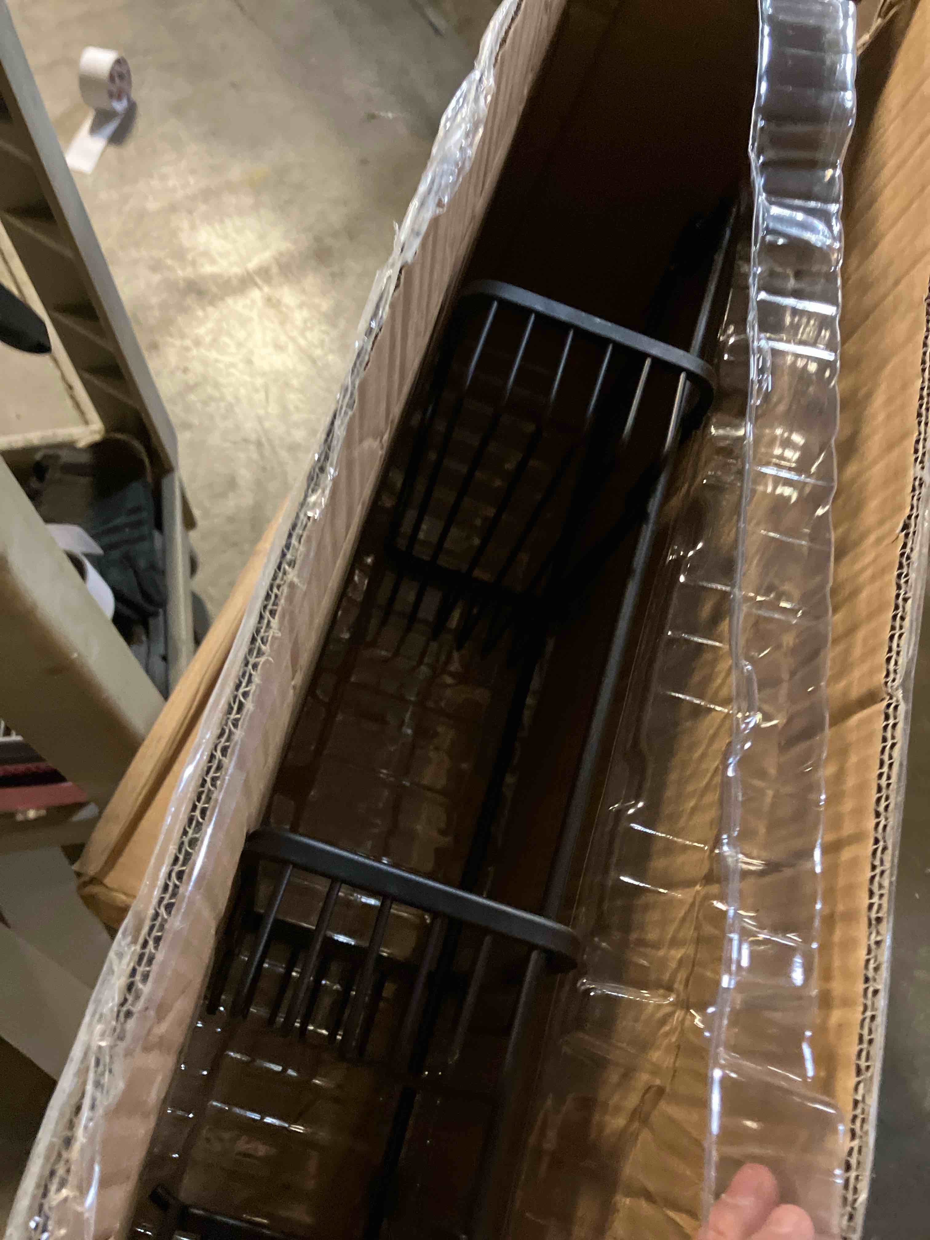 Condition photo showing New/Like New for Zenna Home Rustproof Hanging Shower Caddy, Over the Shower Head Caddy with 2 Shelves and Built In Hooks, Aluminum Bathroom Hanging Organizer, Bronze