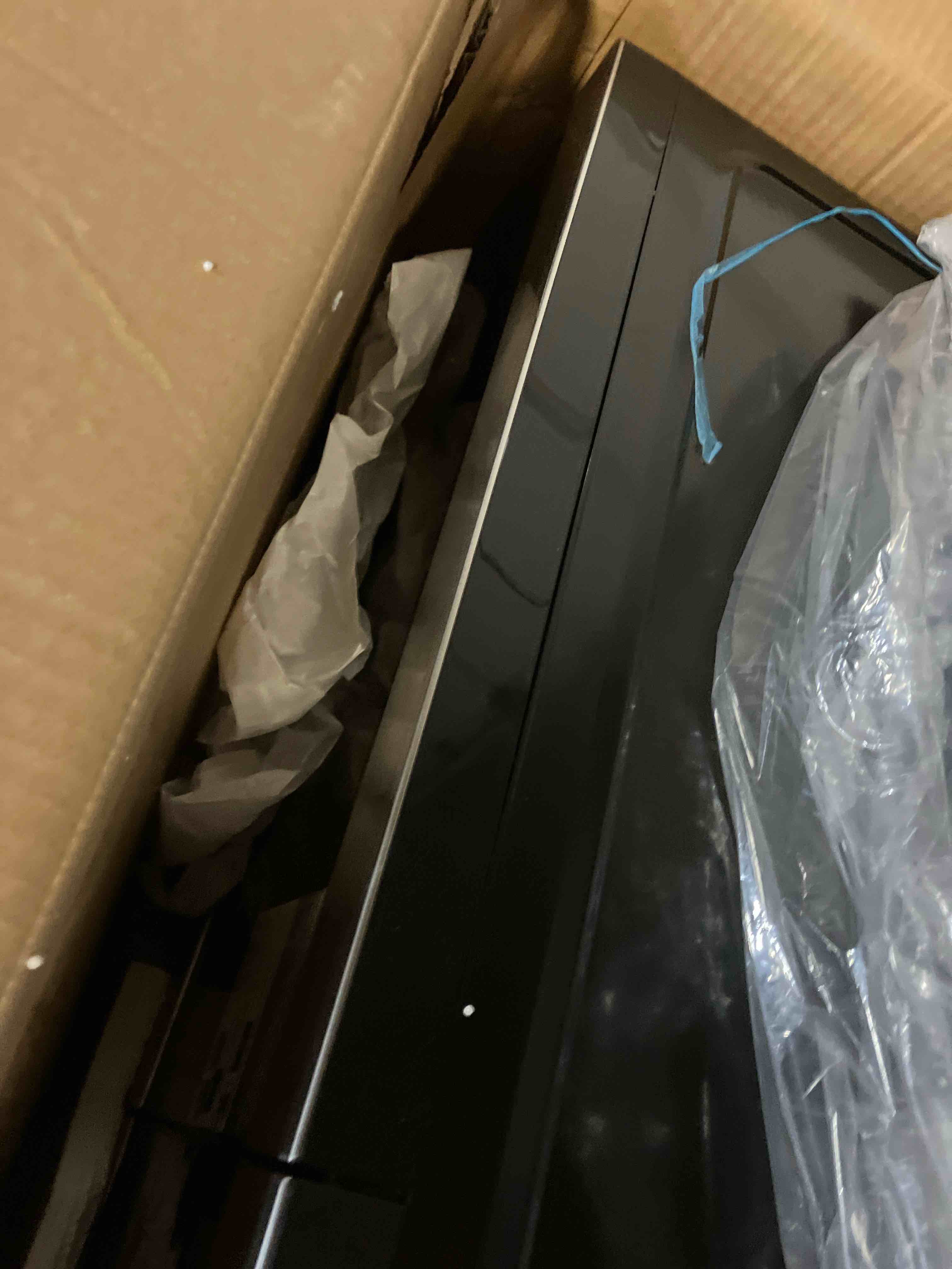 Condition photo showing Good Condition for Commercial CHEF Countertop Microwave, 1.1 Cubic Feet, Black With Stainless Steel Trim Stainless Steel 1.1 Cubic Feet