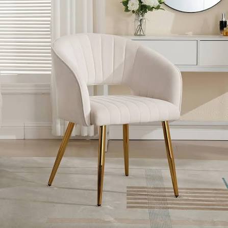 velvet desk chair no wheels, home office swivel armchair grey