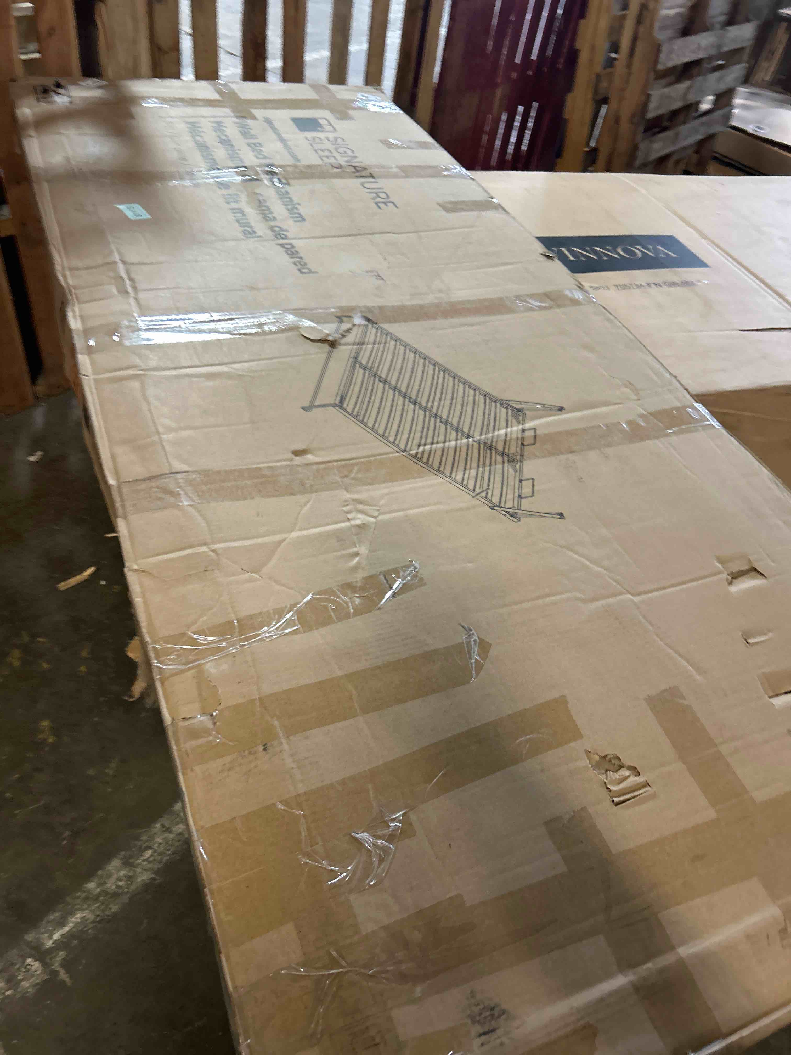 Condition photo showing As Is for wall bed frame and mechanism kits full / double bed(incomplete) 