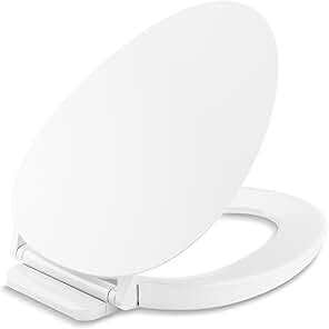 Kohler K-26801-7 Impro ReadyLatch Quiet Close Elongated Toilet Seat, Black