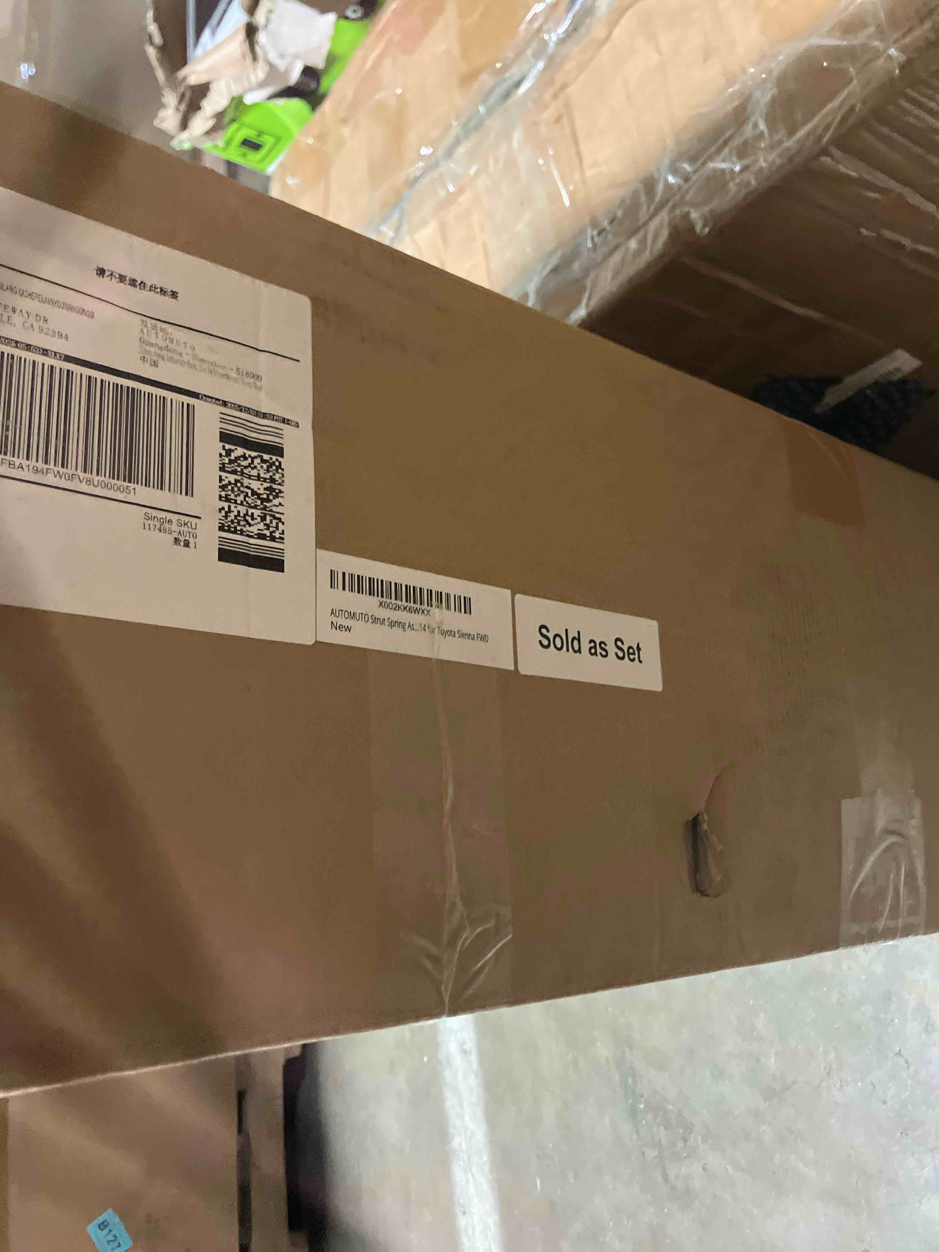 Condition photo showing New/Like New for automuto strut spring assembly front struts shock absorber fit for 2011 2012 2013 2014 for toyota sienna