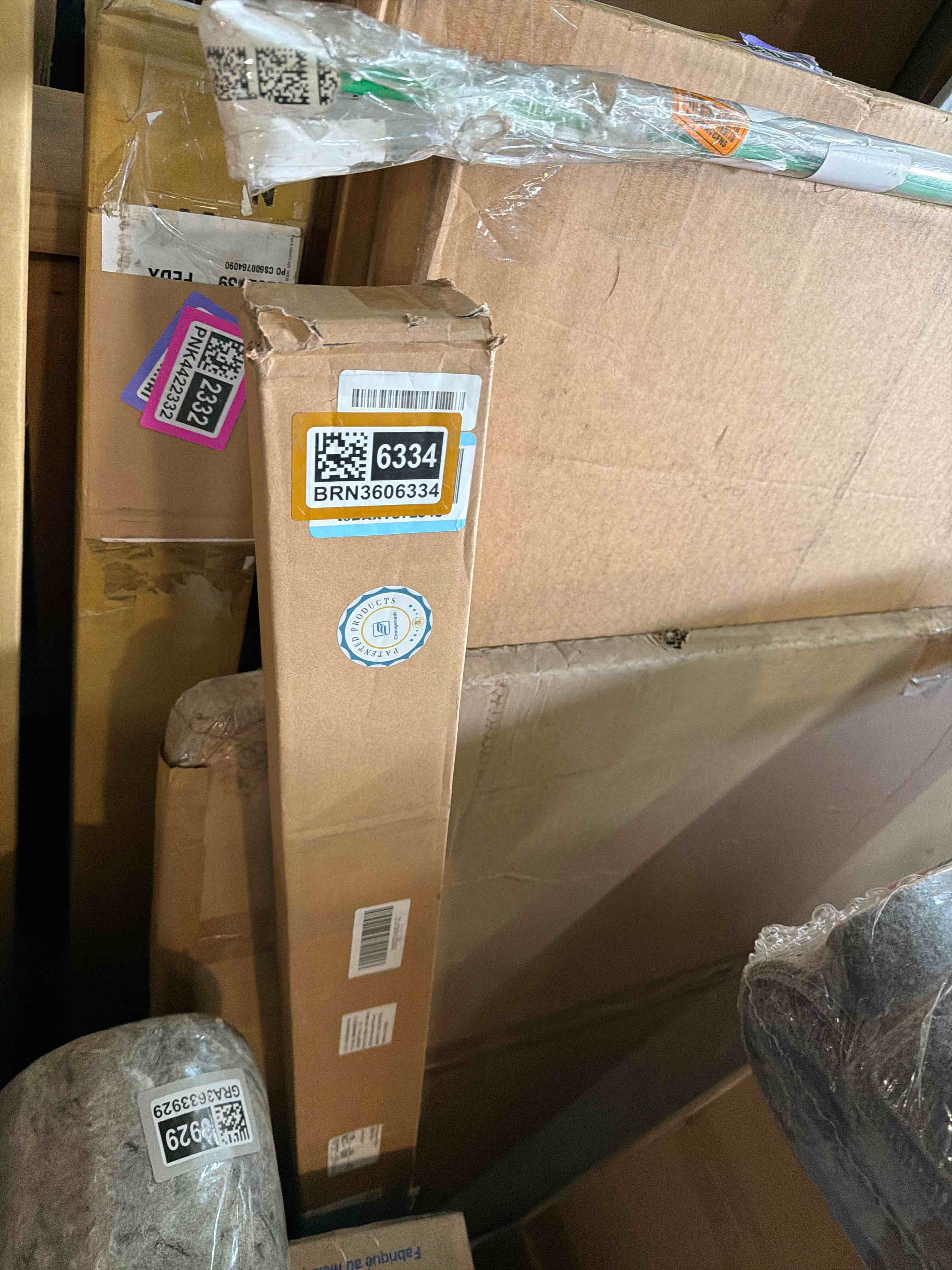 Condition photo showing New/Like New for changshade cordless cellular shades, blackout honeycomb shades for windows, room darkening pleated blinds, easy to install for indoor windows and french doors, 35" w x 72" h, white blackout white 35"w x 72"h