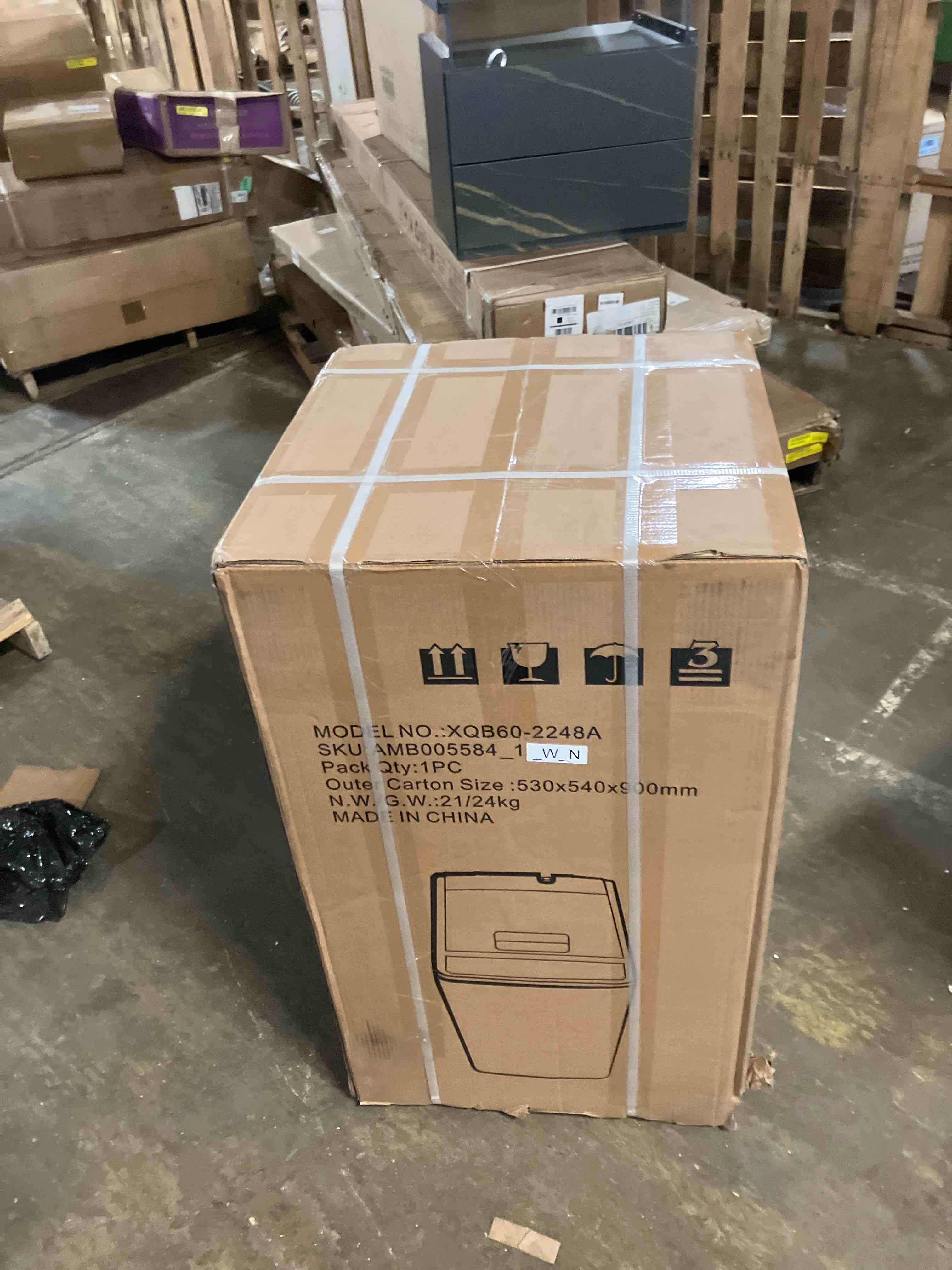 Condition photo showing New/Like New for 17.8lbs portable washing machine nictemaw portable washer, 2.3 cu.ft washer and dryer combo with drain pump, 10 programs 8 water level compact laundry washer for home, apartment, rv, dorms