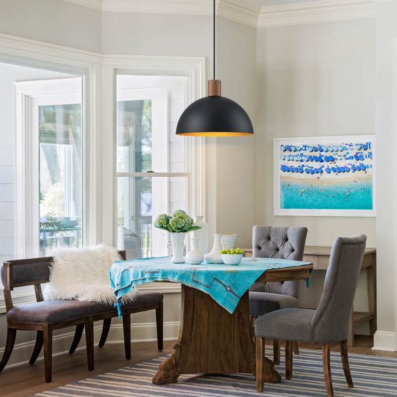 1 - light dome single pendant