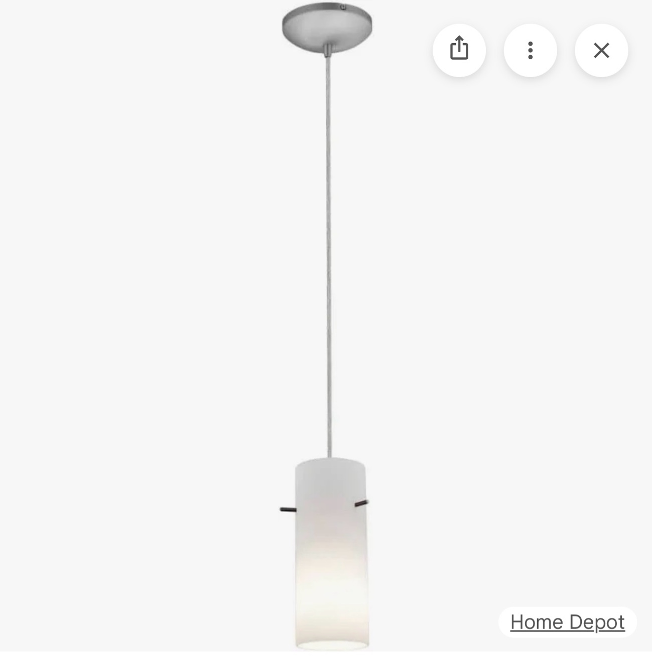 Access Lighting Access Cylinder Pendant Light