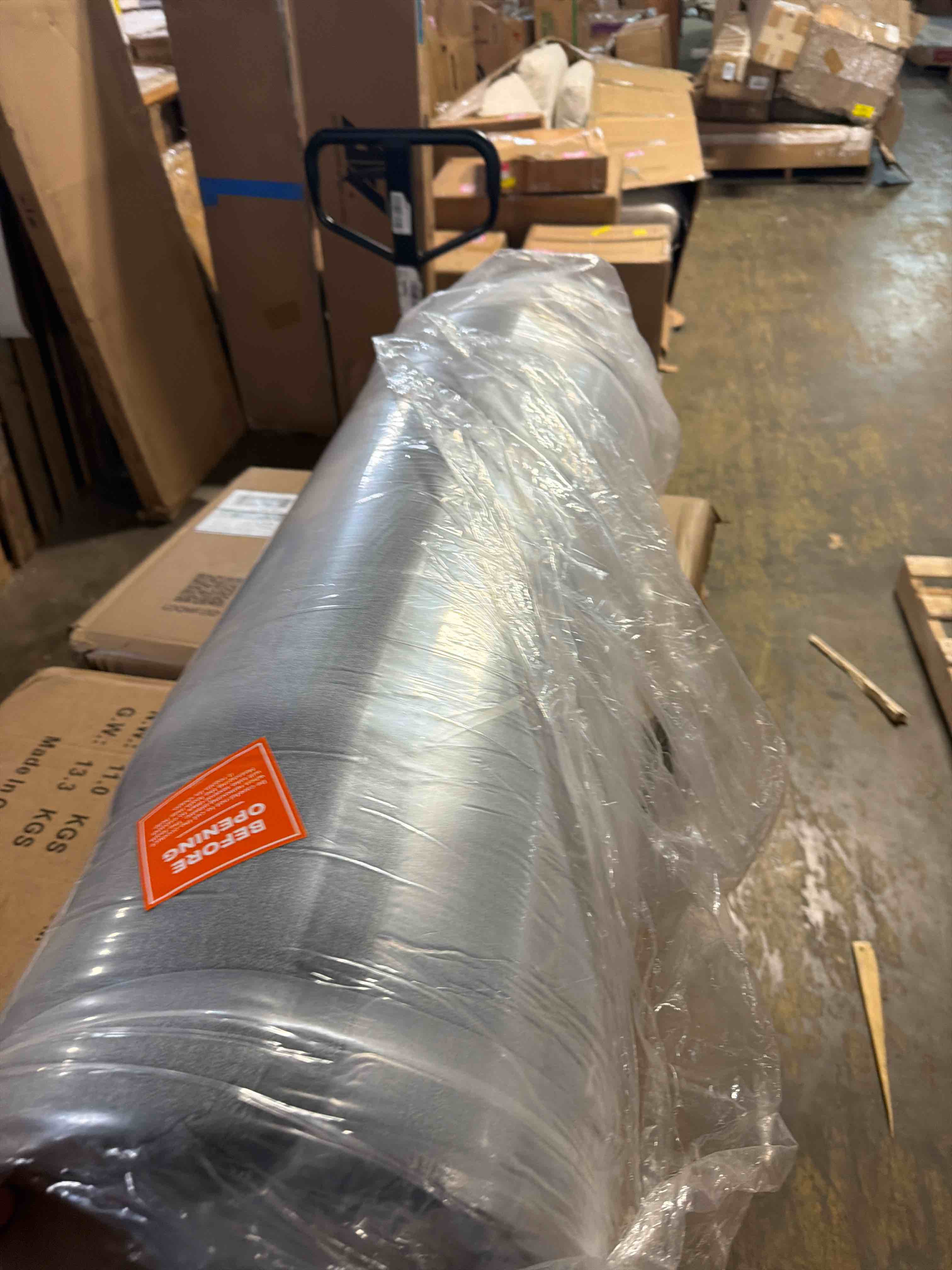 Condition photo showing New/Like New for casper sleep comfy mattress topper, 3-inch, twin, gray