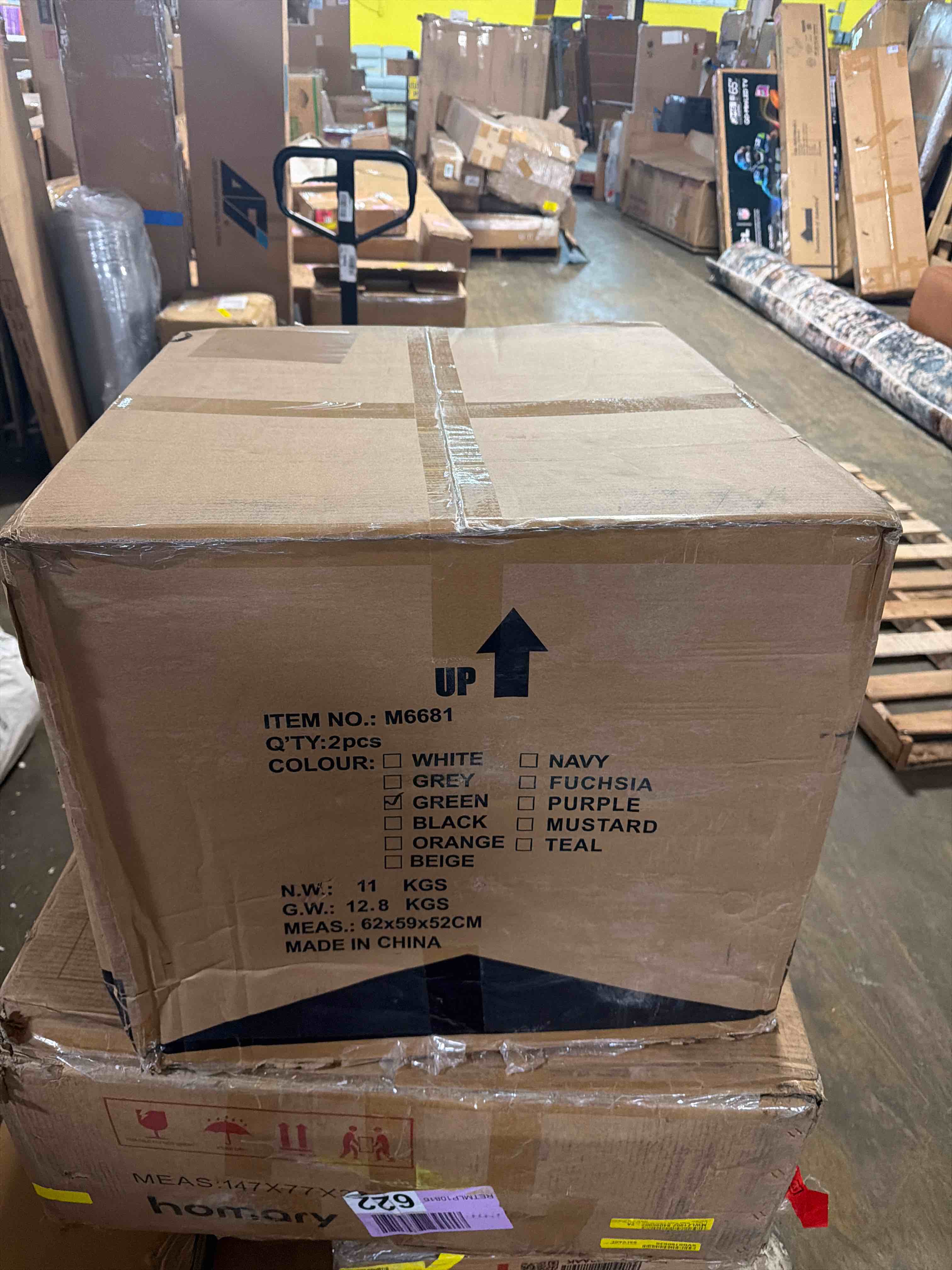 Condition photo showing New/Like New for maulsby tufted velvet dining chair (set of 4)