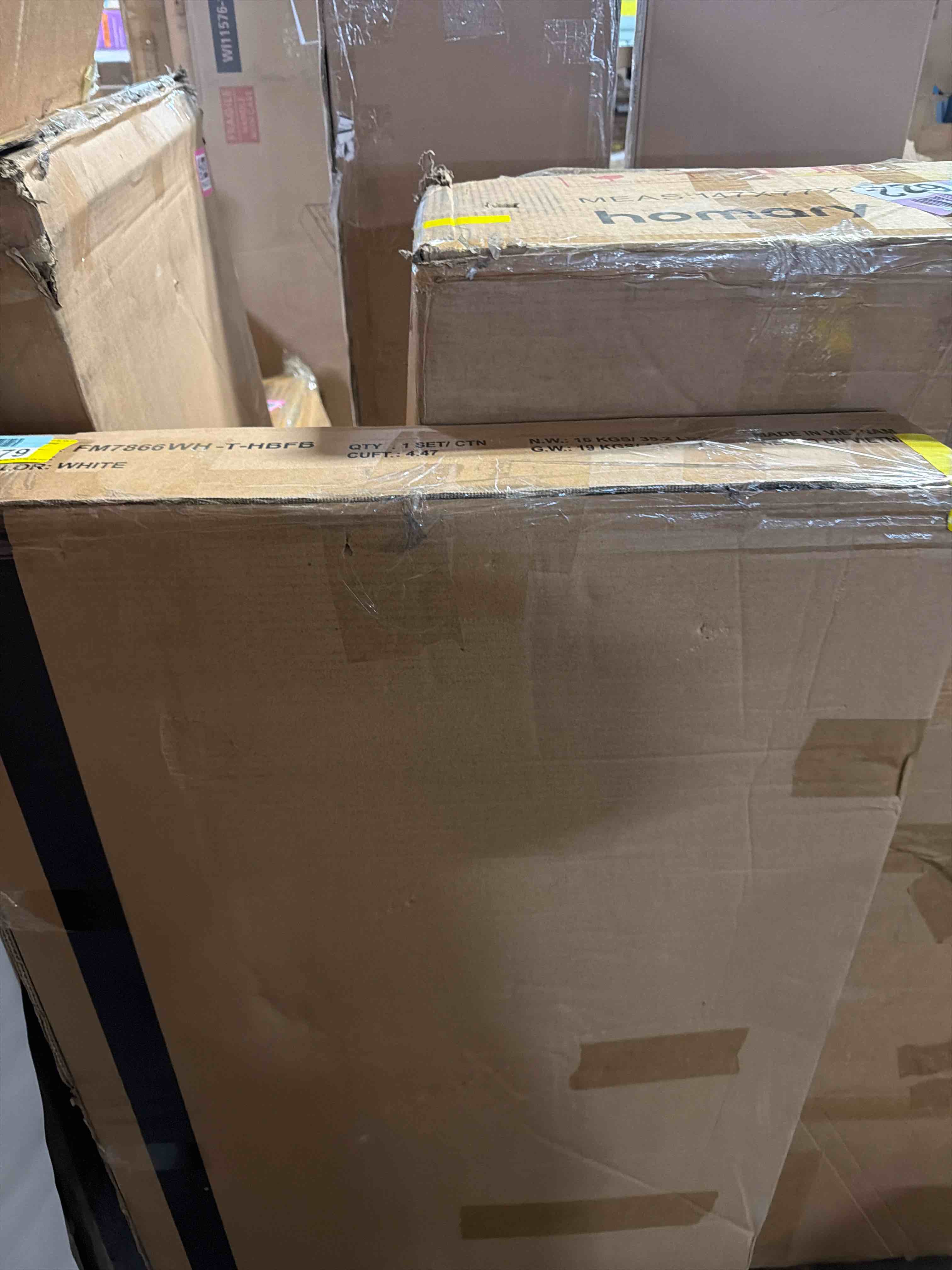 Condition photo showing New/Like New for solid wood platform bed queen size with sleigh headboard and footboard,wooden queen platform bed frame with under-bed storage,mid century modern platform beds with slat support,easy assembly,white