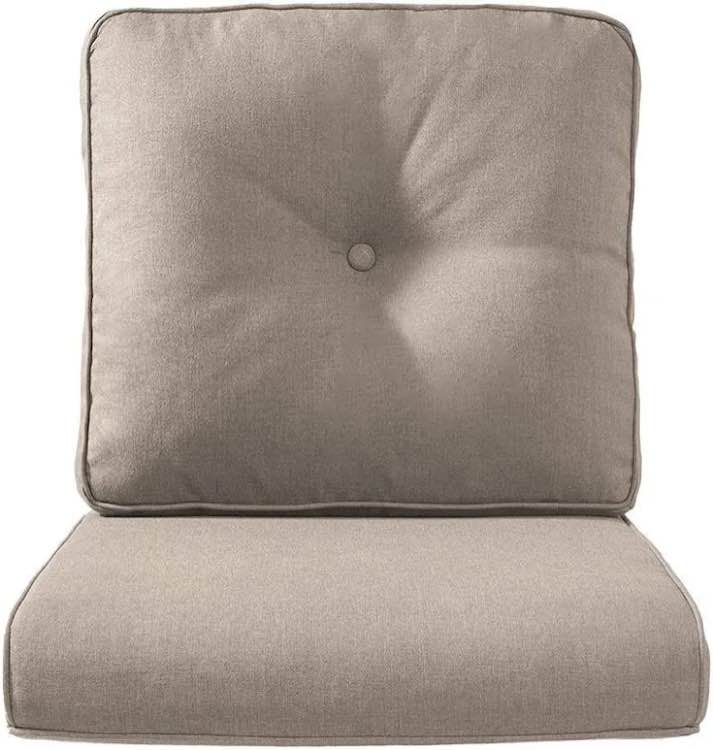 Pocassy 22 in. x 24 in. 2-Piece CushionGuard Outdoor Lounge Chair Deep Seat