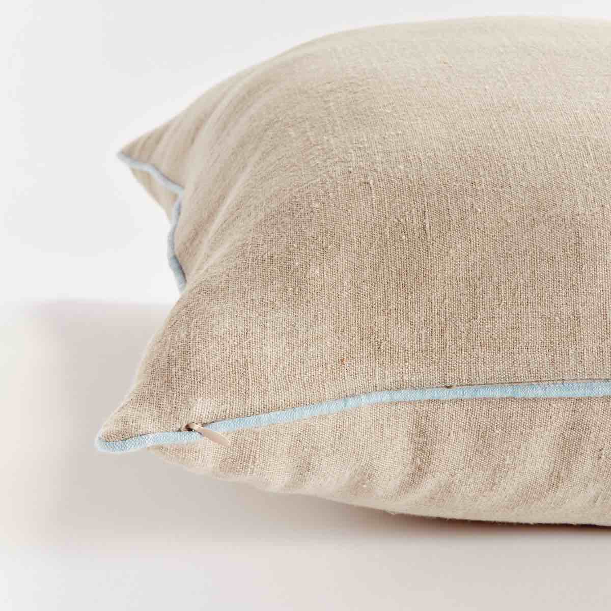 Elias Linen Reversible Throw Pillow