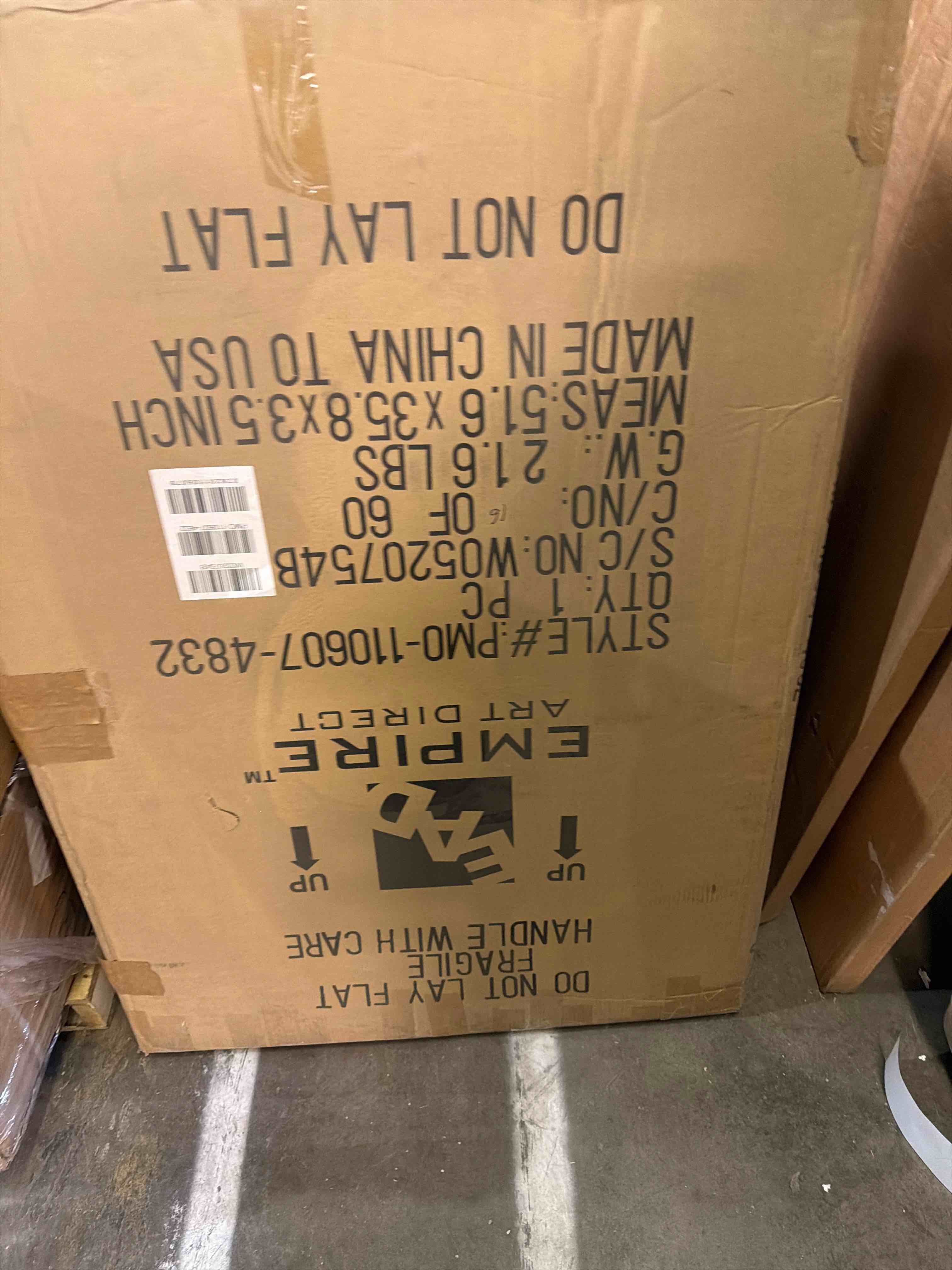 Condition photo showing New/Like New for golden sea graphic art on canvas